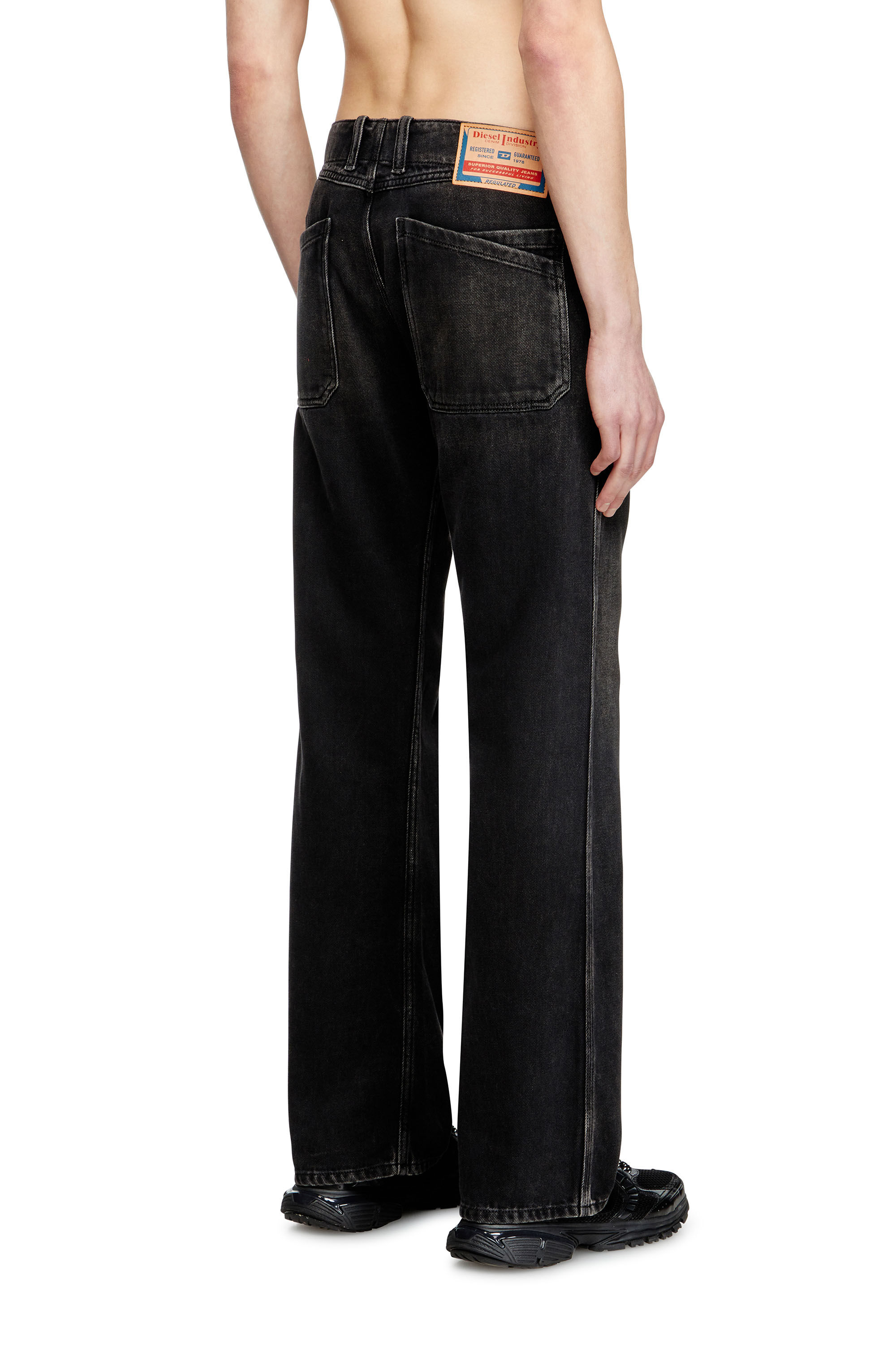 Diesel - Male's Bootcut Jeans D-Moorix 09J96, ブラック/ダークグレー - 5