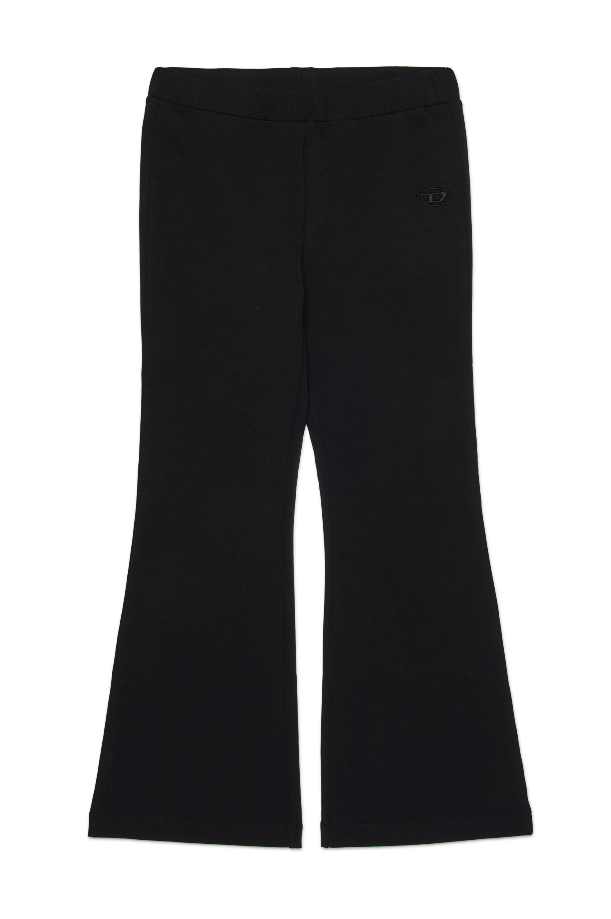 Diesel - PKIA, Female's Flared leggings  with Oval D embroidery in ブラック - 1