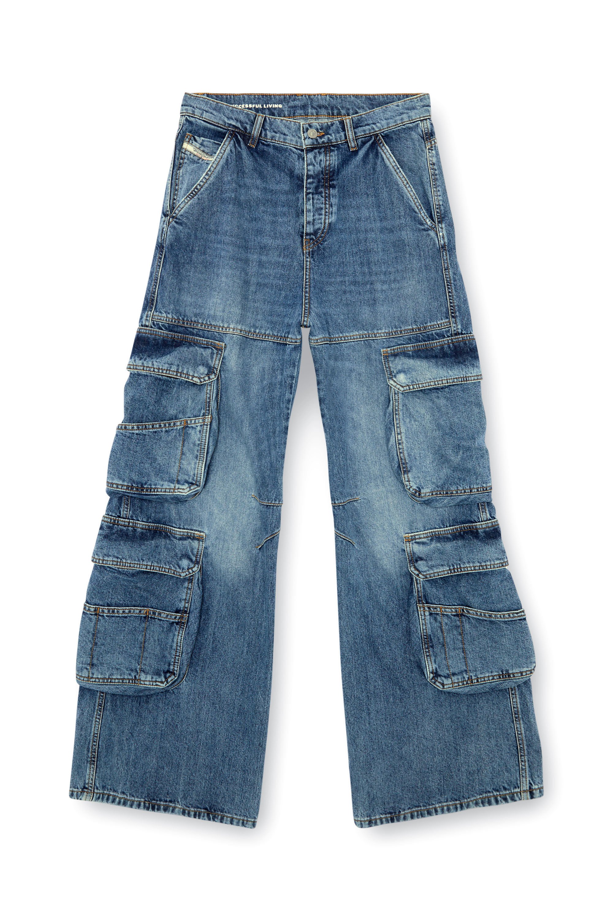 Diesel ウィメンズ デニム 1996 D-Sire ポケット付き カーゴ