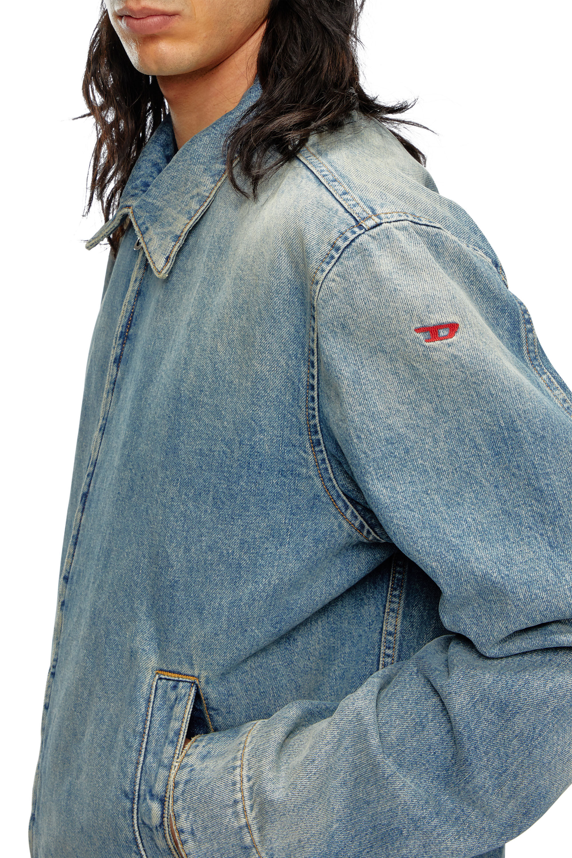 D-ROHE Denim blouson jacket｜ブルー｜メンズ｜DIESEL