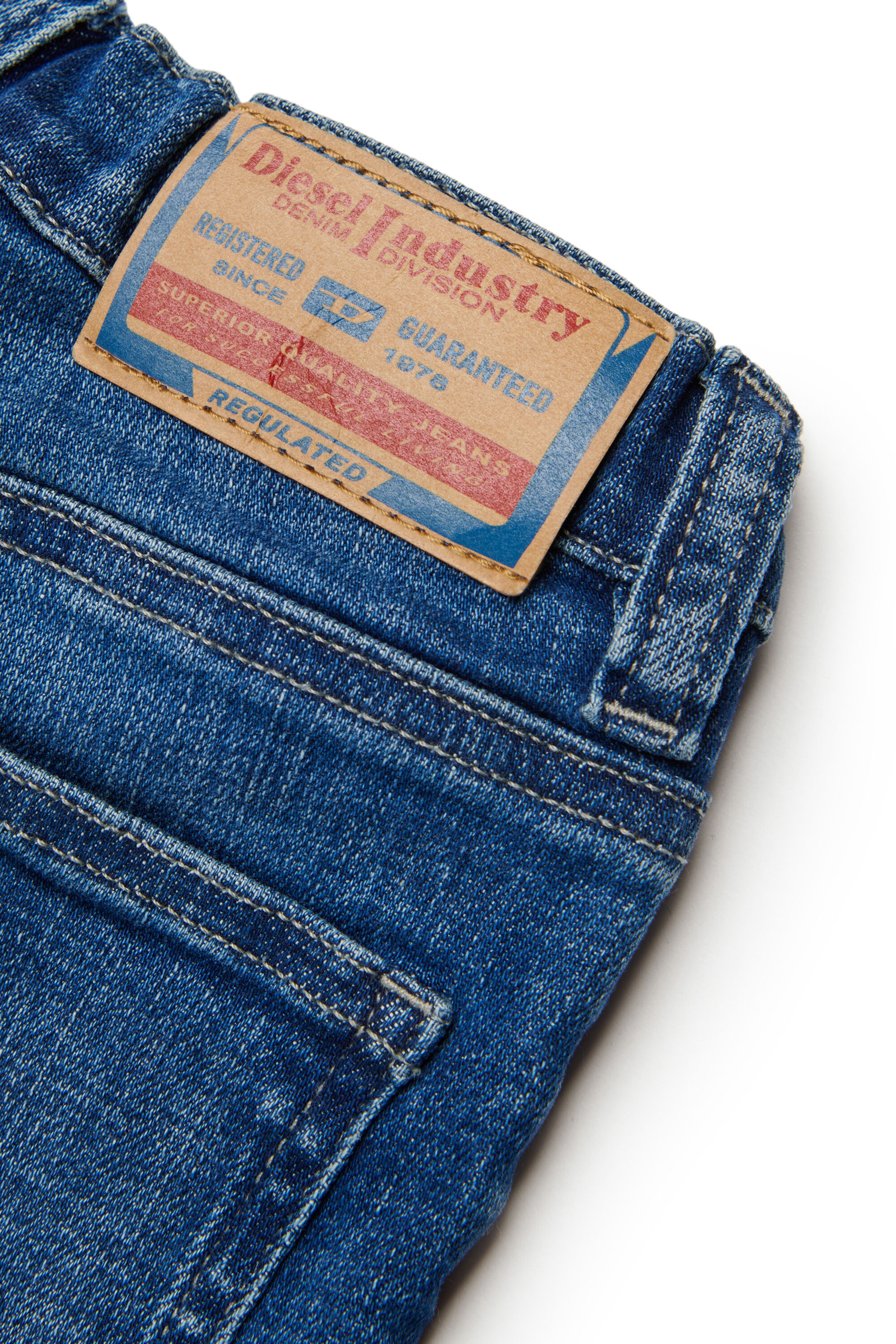 Diesel - PGALLYB, Unisex's デニムショートパンツ in ミディアムブルー - 4