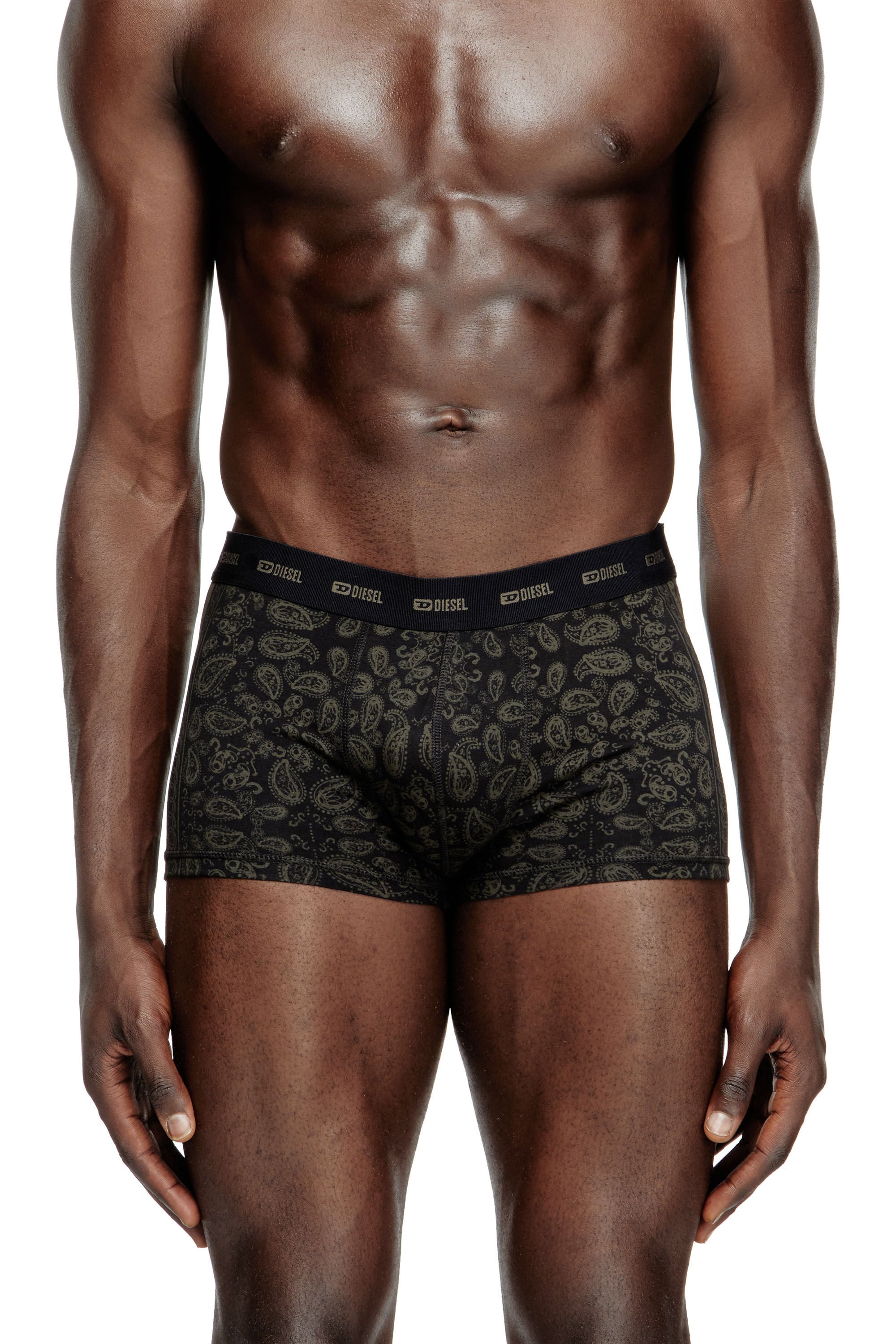 Diesel - DAMIEN-UTLT, Male's Boxer briefs with Bandana print in ブラック - 3