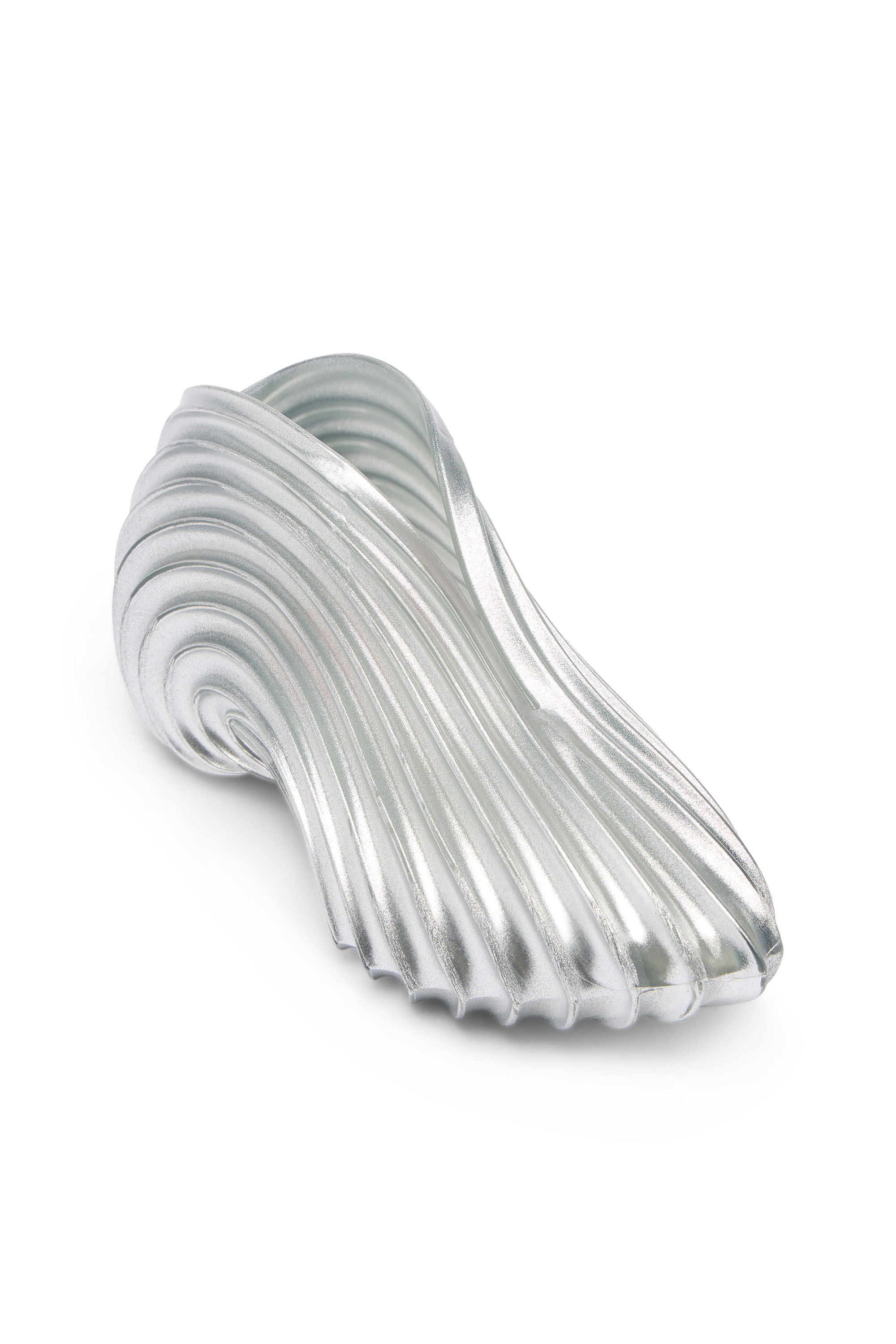 Diesel - MELISSA QUANTUM SNEAKERS X, Unisex's Slip-on sneaker in Melflex&reg; in シルバー - 6