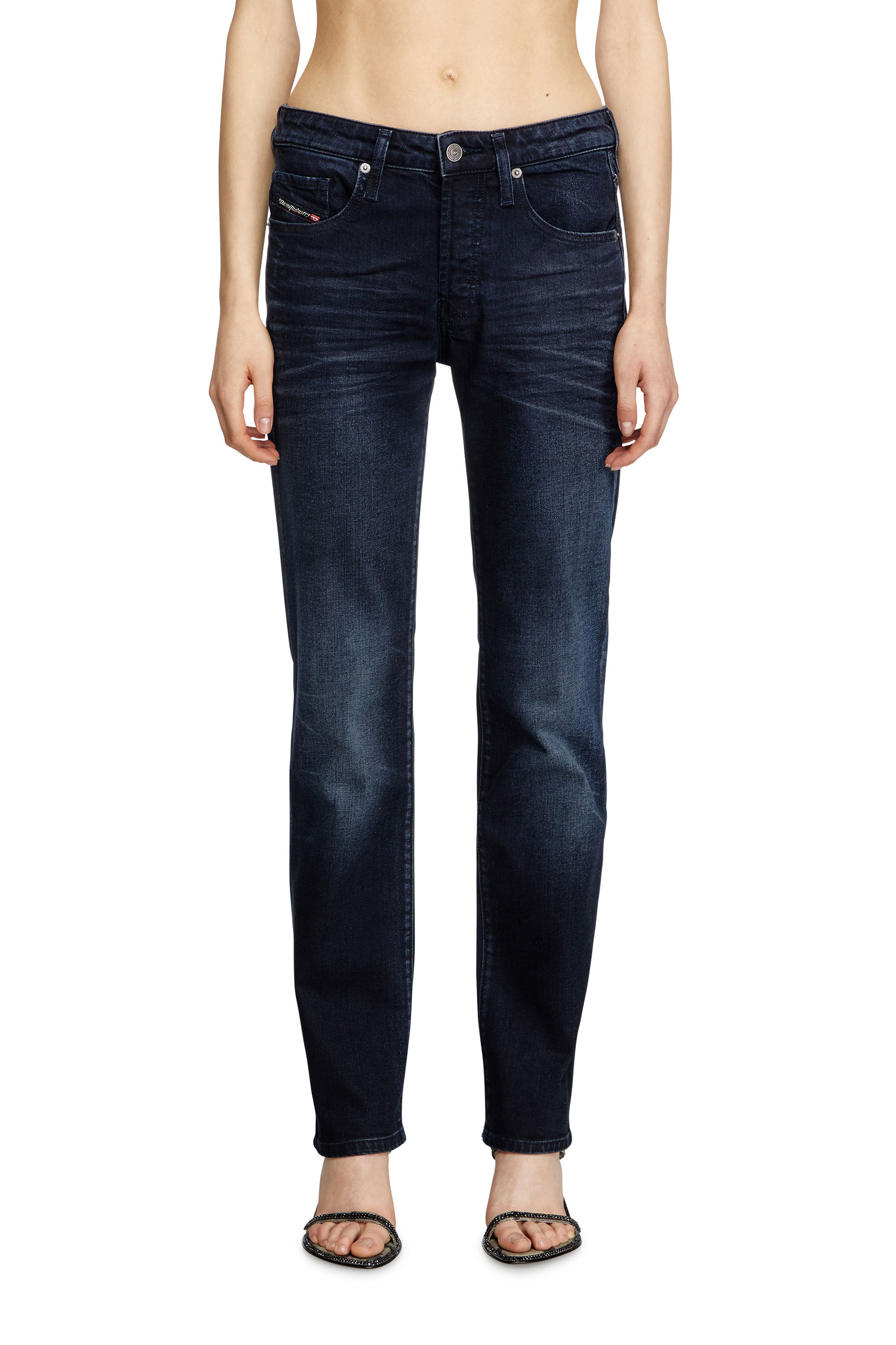 Diesel - Female's Regular Jeans 1989 D-Mine 0BMBX, ダークブルー - 3