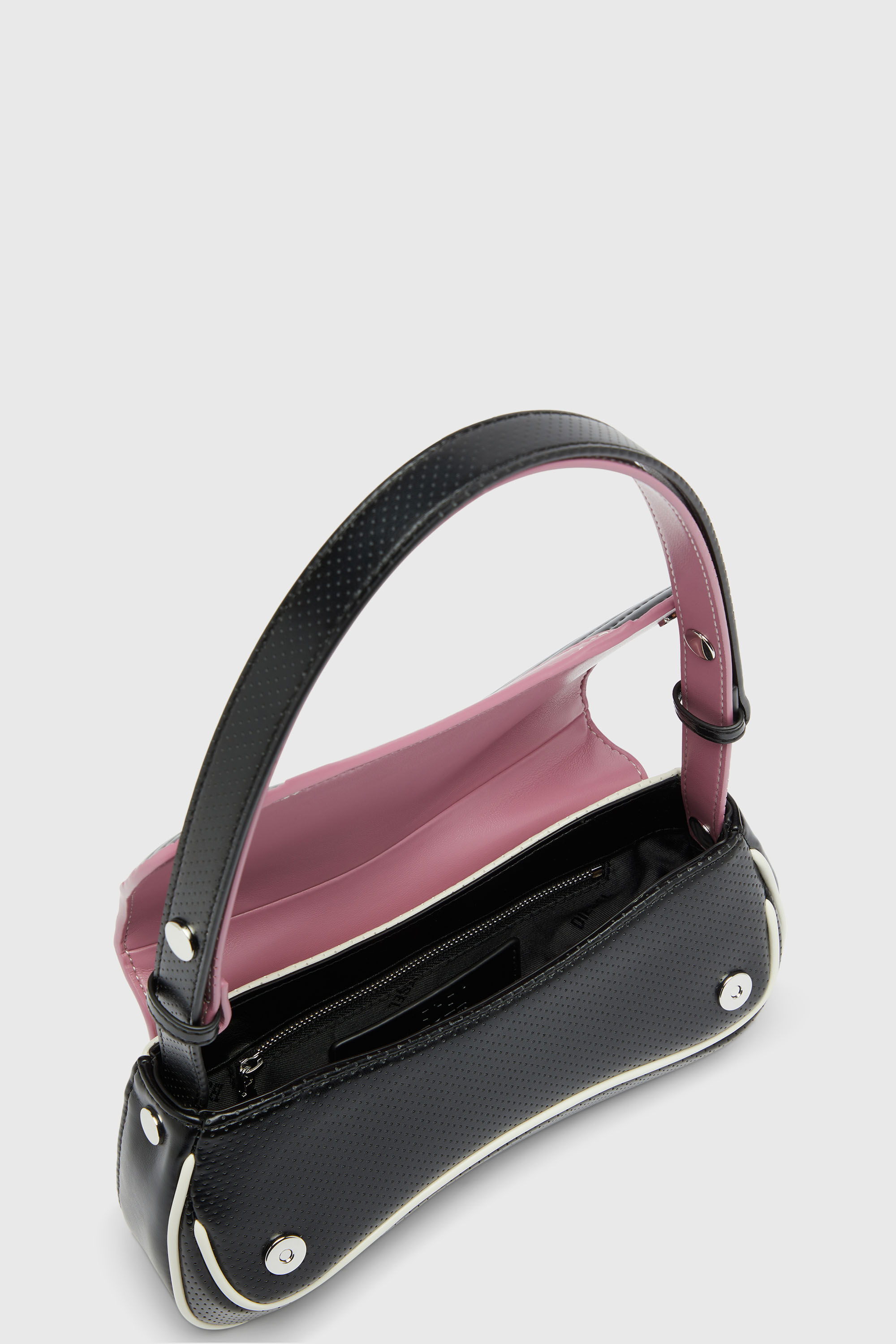 Diesel - PLAY CLUTCH, Female's クラッチバッグ in ブラック/ピンク - 5
