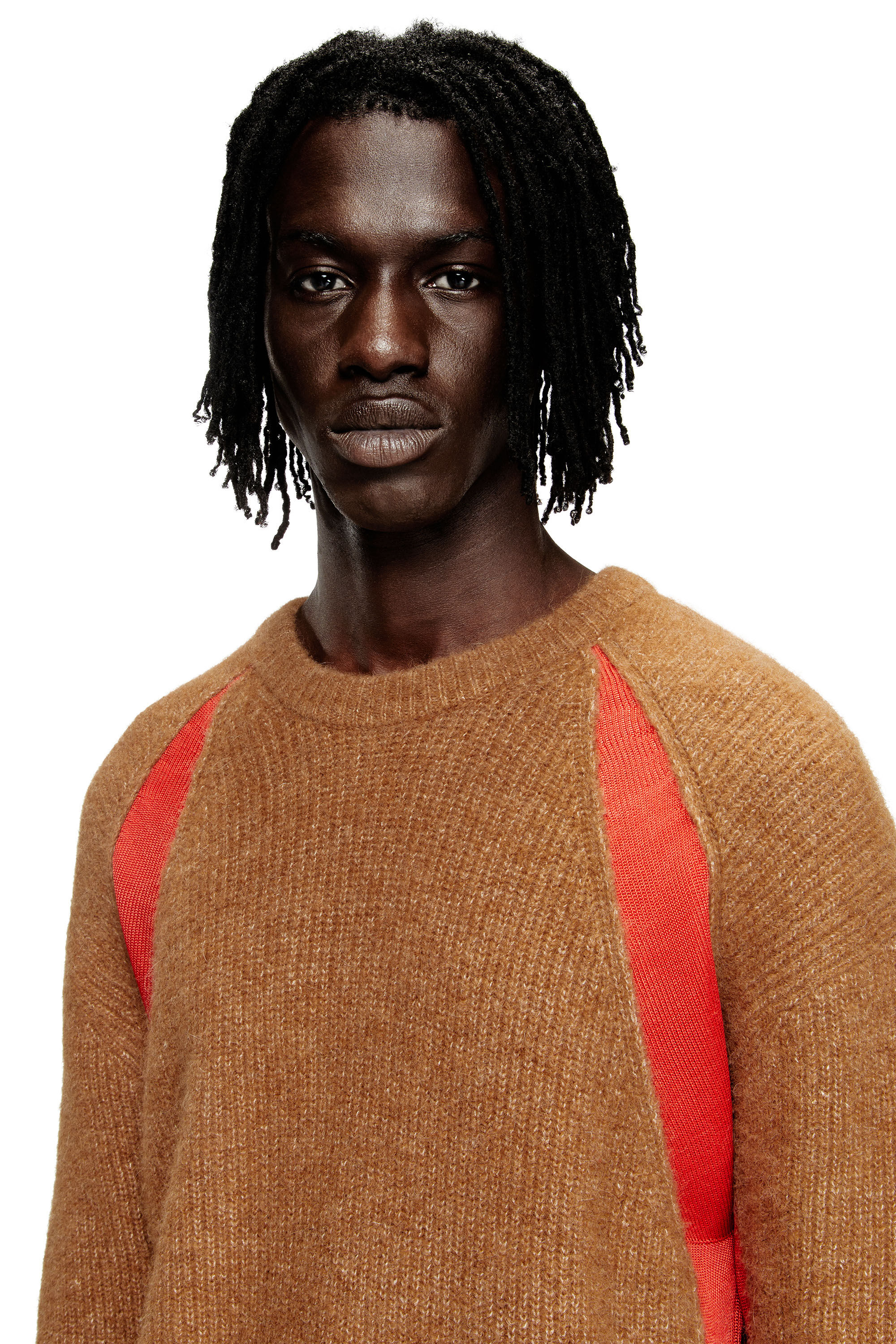 Diesel - K-LOLLO, Male's プルオーバーニット in ブラウン - 4