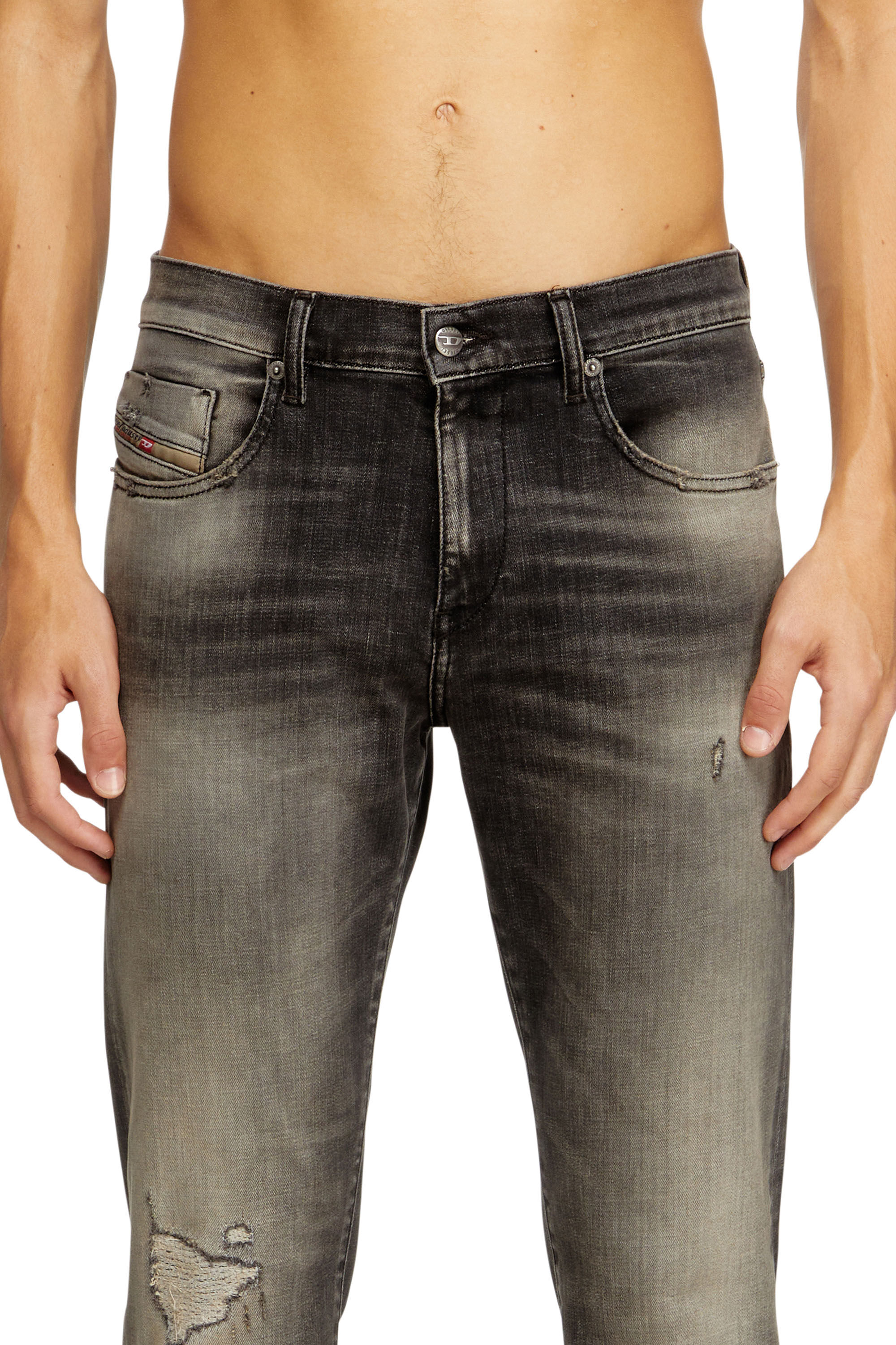 Diesel - Male's Slim Jeans 2019 D-Strukt 09N59, グレー - 5