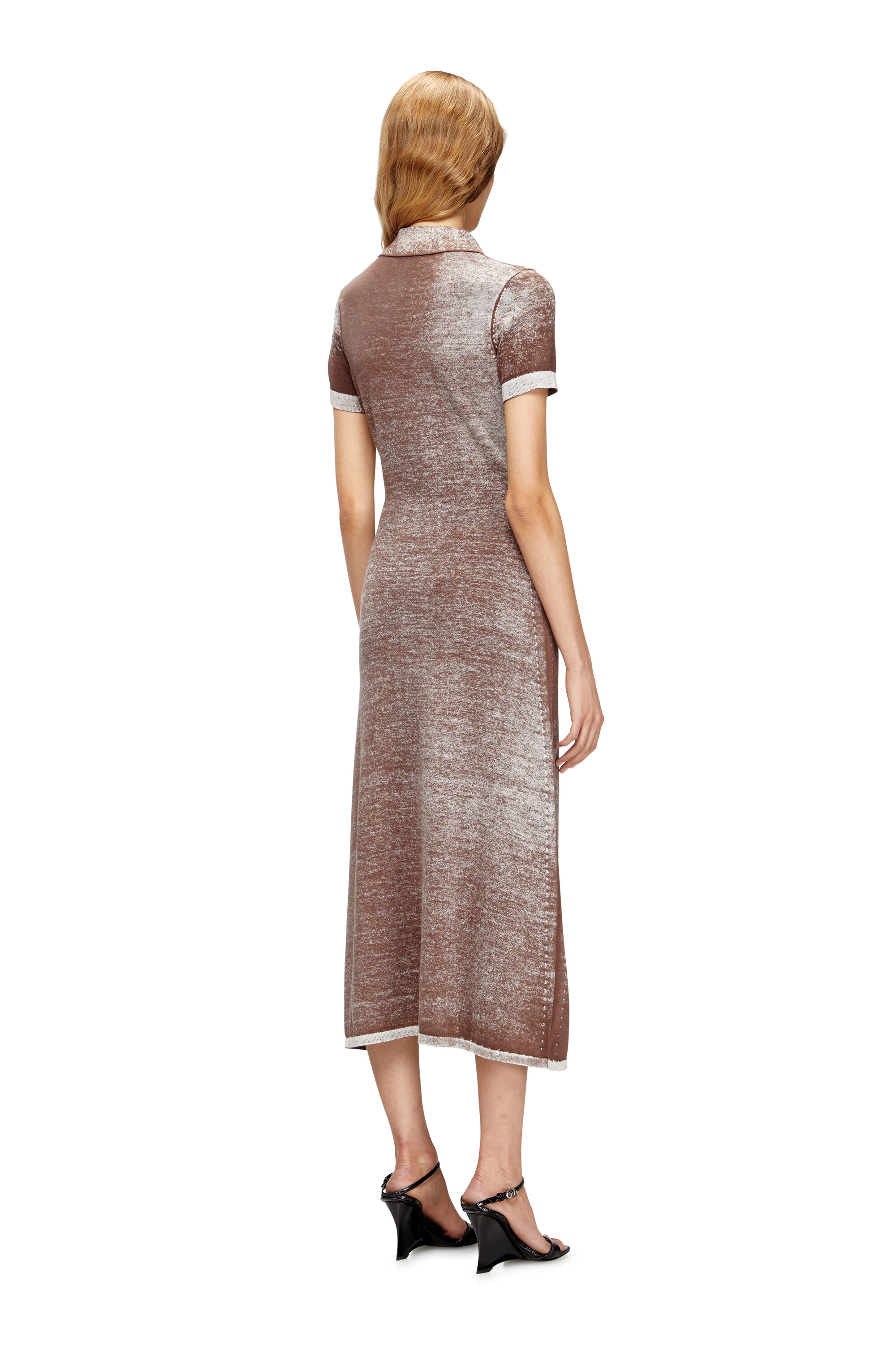 Diesel - M-LOURENS, Female's ニットポロドレス in null - 4