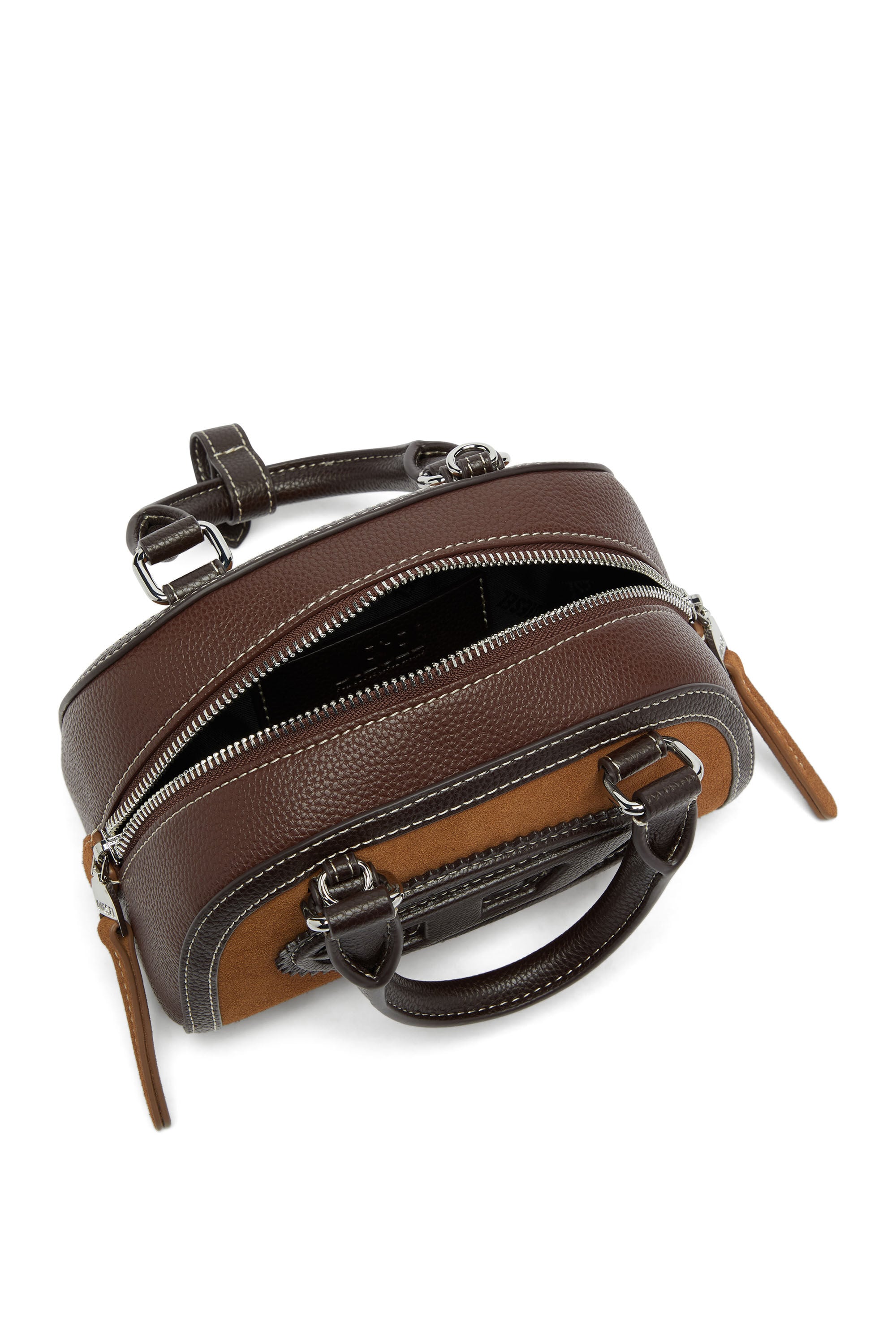 Diesel - 1DR DOME CROSSBODY, Female's クロスボディバッグ in ブラウン - 4