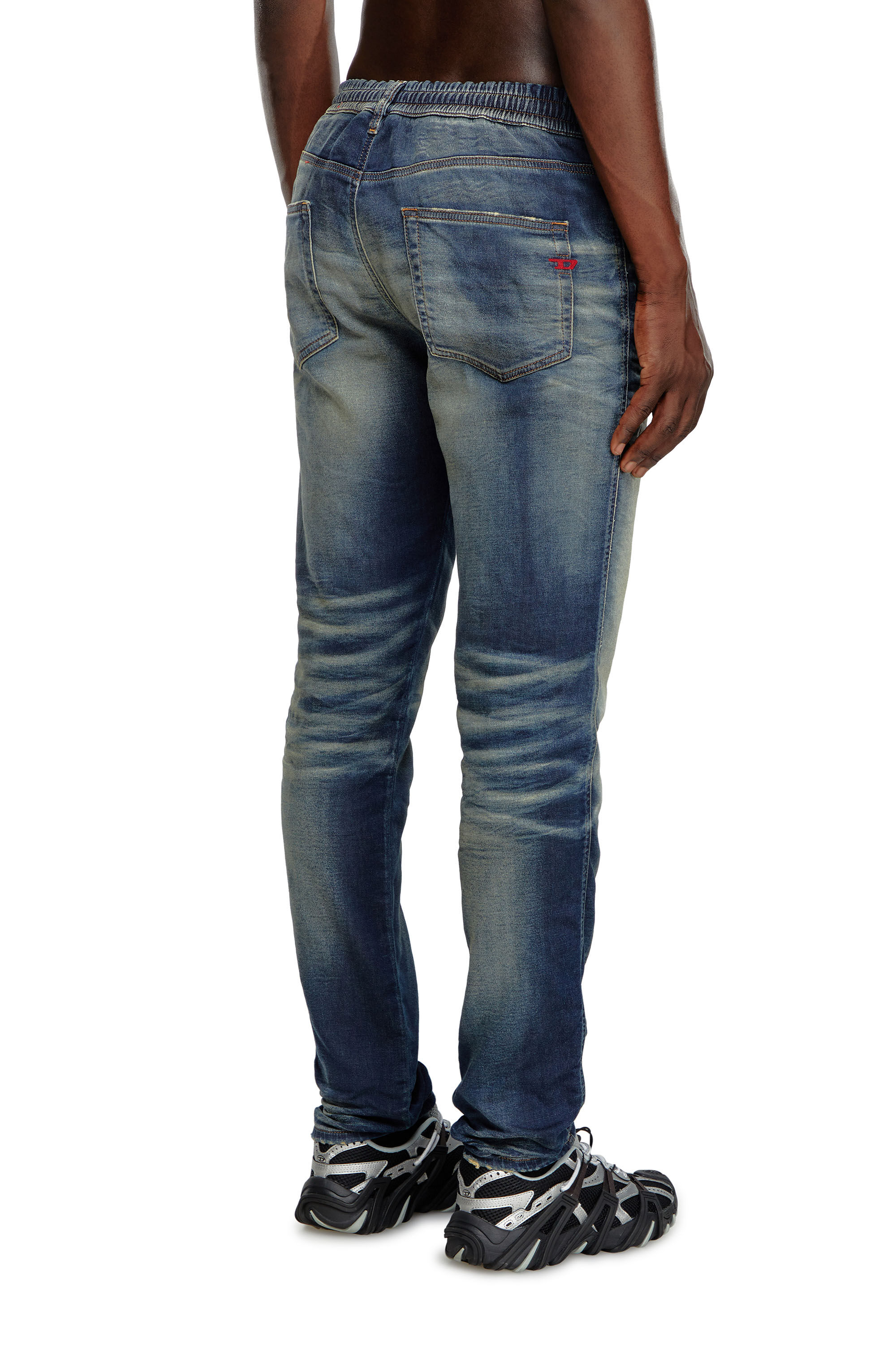 Diesel - Male's Slim 2060 D-Strukt Joggjeans® 068MH, ダークブルー - 5