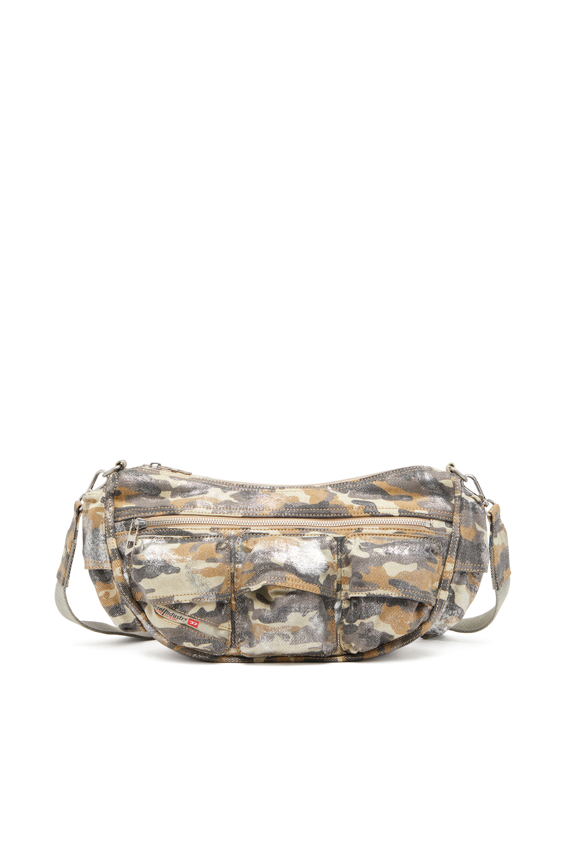 バッグ DIESEL MULTI-PKTS SHOULDER BAG X MULTI-PKTS SHOULDER BAG X クロスボディバッグ｜グリーン