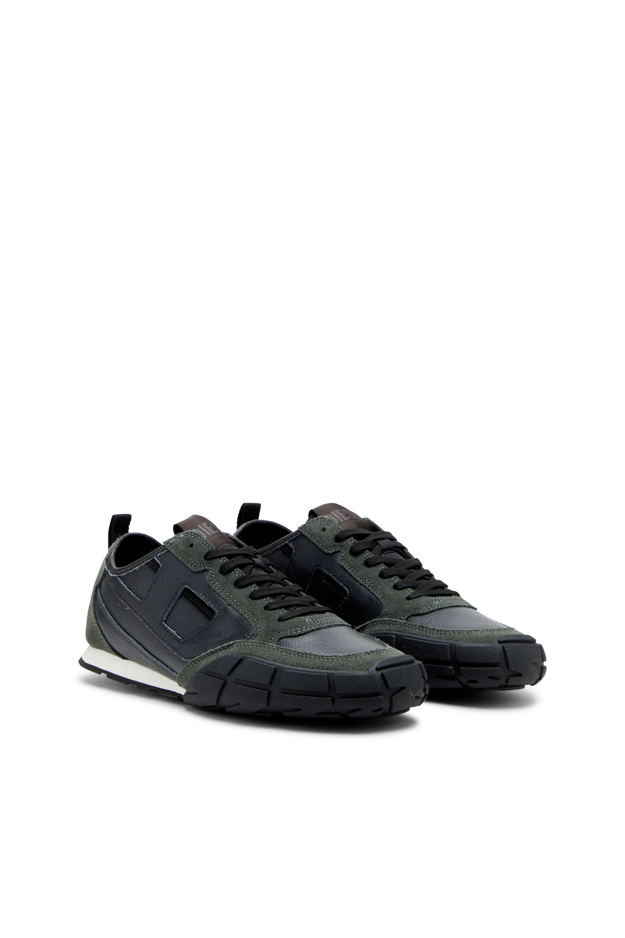 国内直営【DIESEL】s-pagodha low w ローカットスニーカー Men's S-Pagodha-Sneakers in leather, suede and ripstop