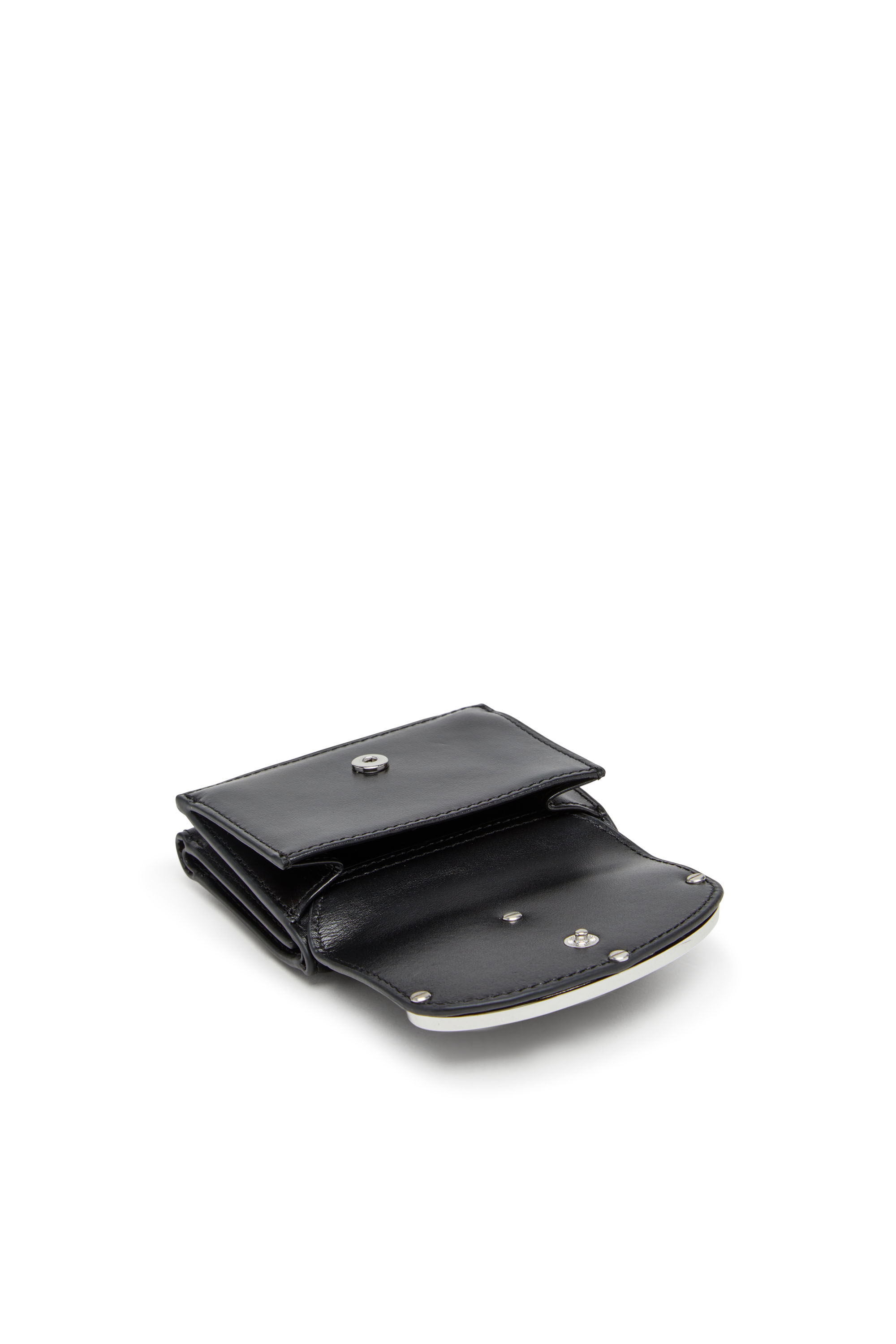 1DR TRI FOLD COIN XS II Tri-fold wallet in leather｜ブラック  