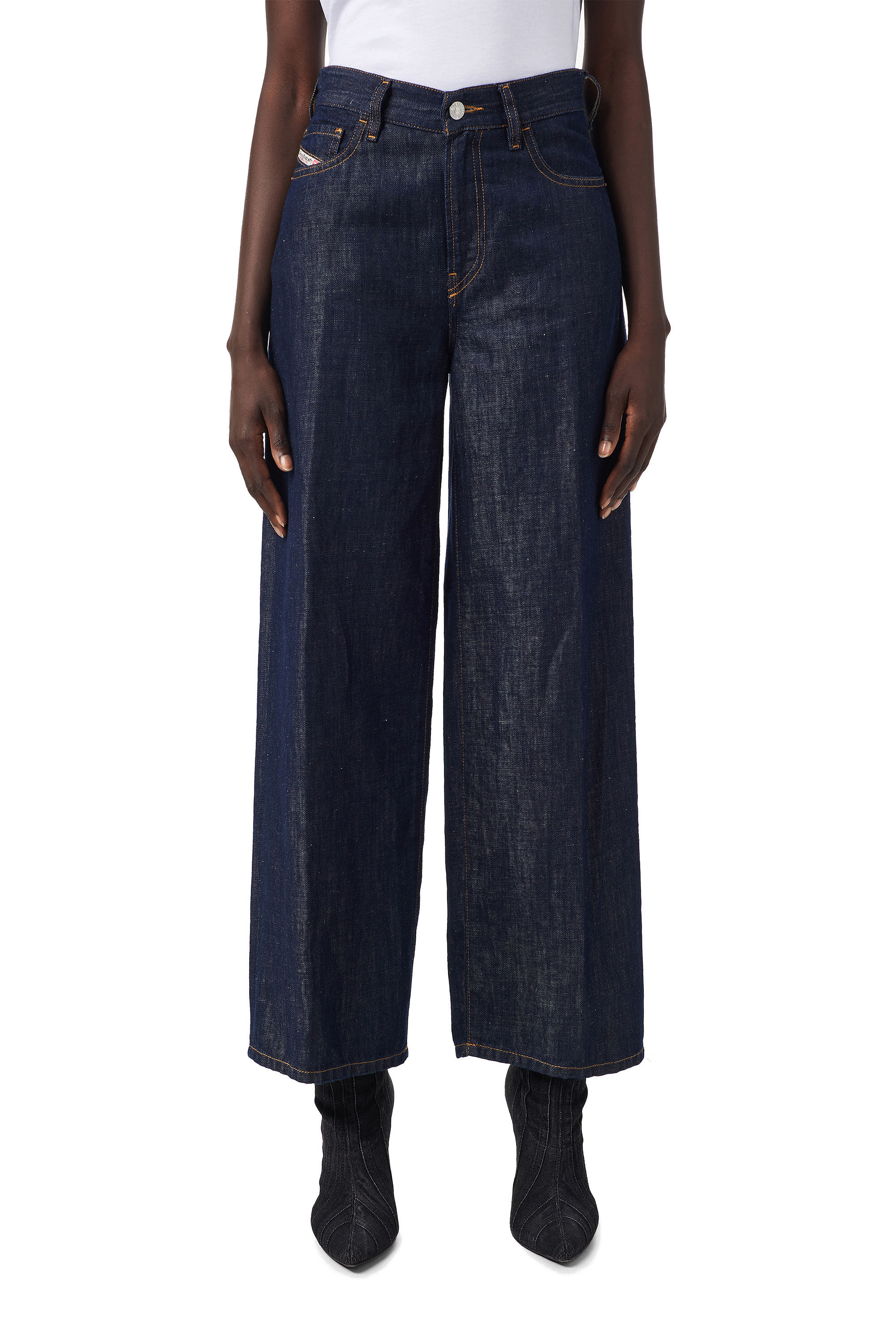 Diesel - Widee Z9B15 Bootcut and Flare Jeans, ダークブルー - Image 3