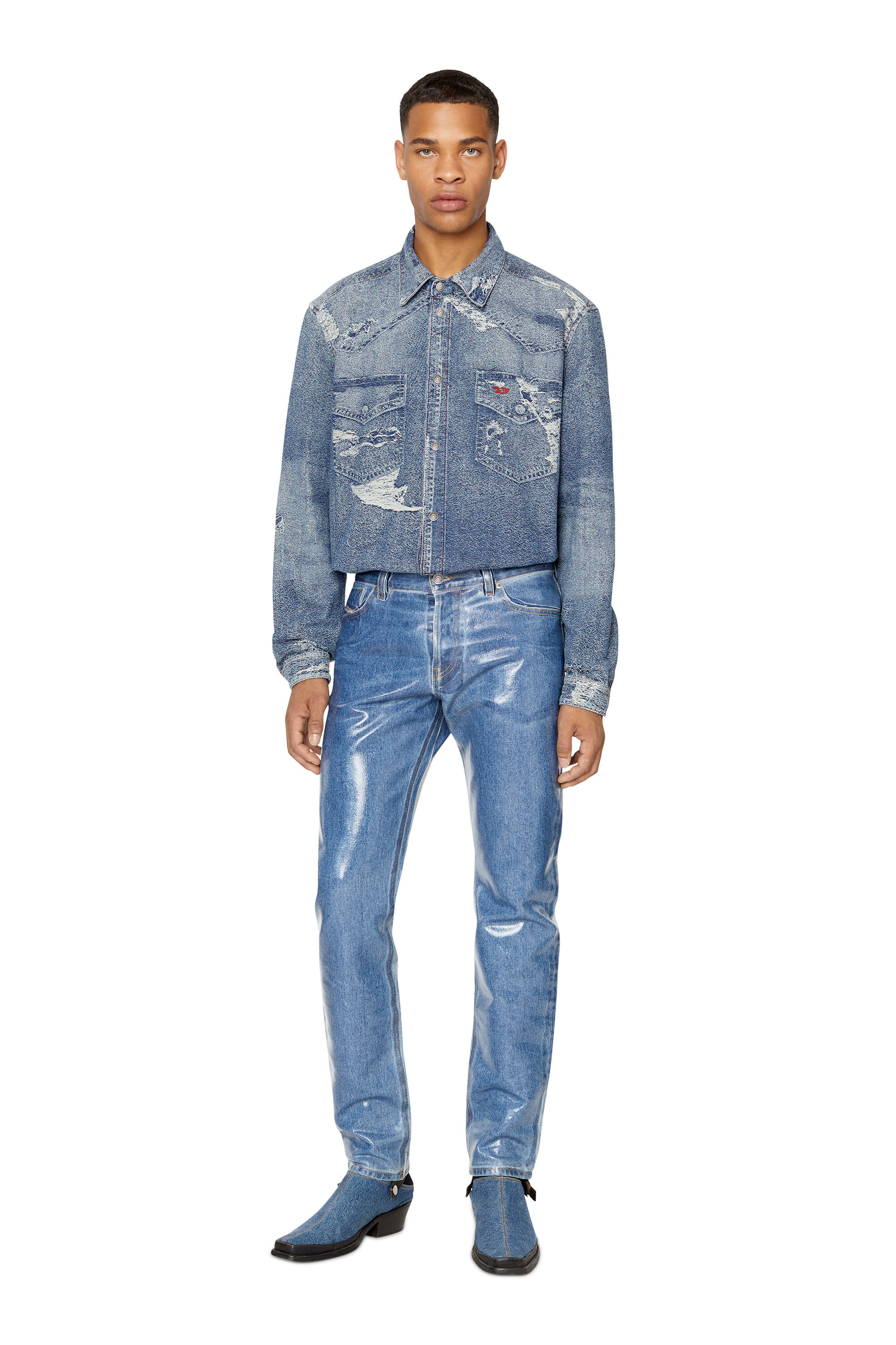 新品　ディーゼル　水色　L size  men's