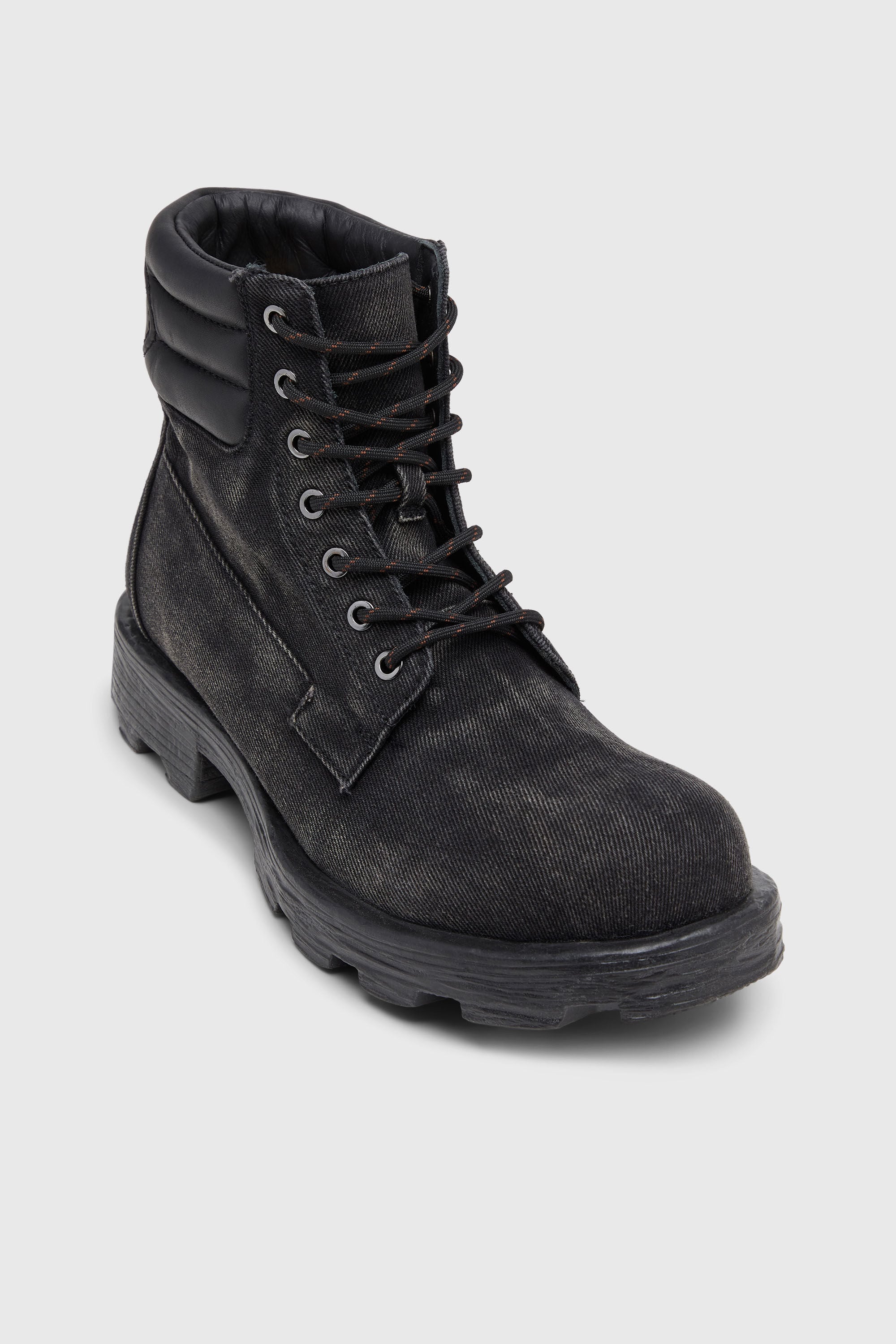 Diesel - D-HAMMER LACE UP, Male's レースアップブーツ in ブラック - 6