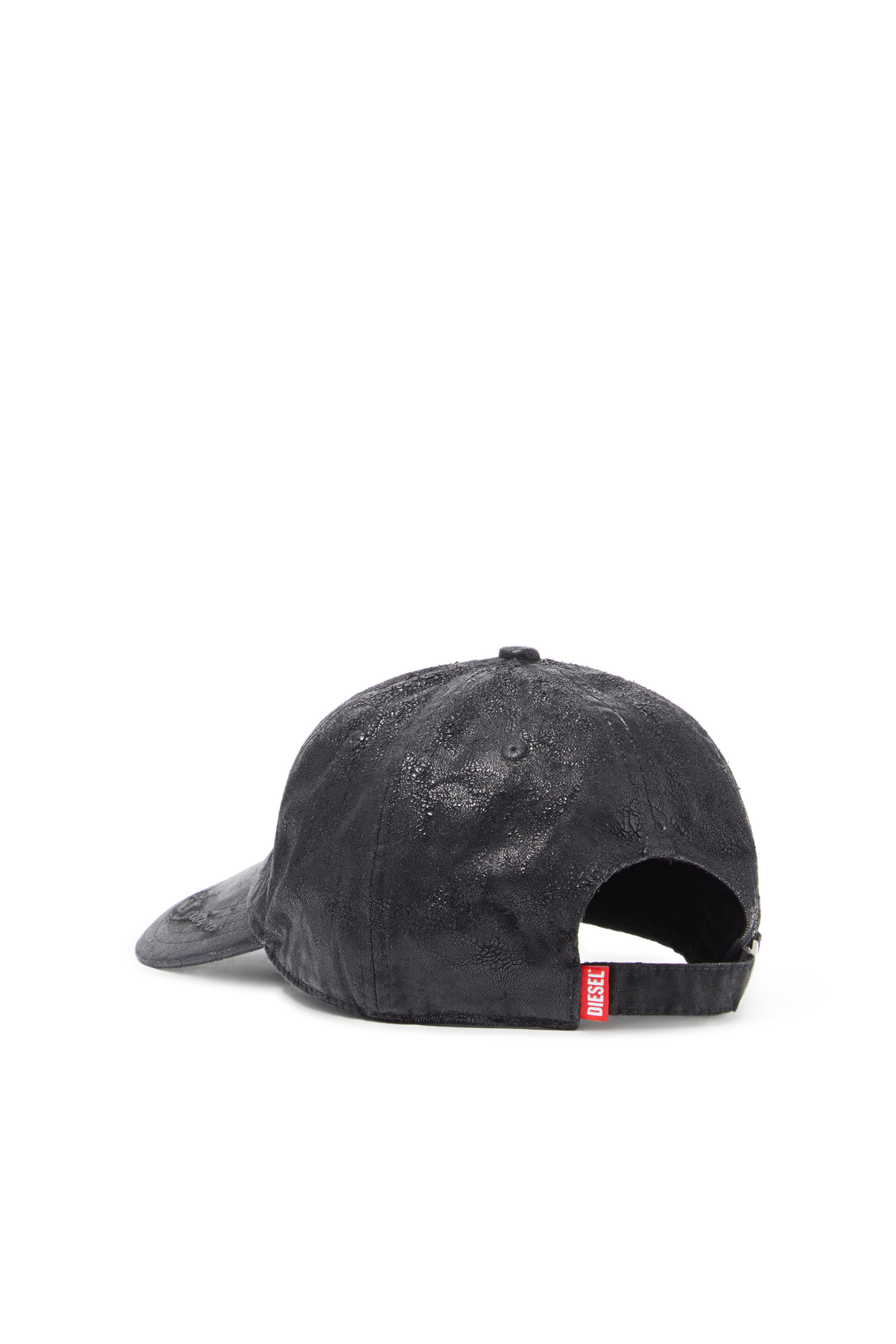 C-CAP-CTD-DD Baseball cap in coated denim｜ブラック