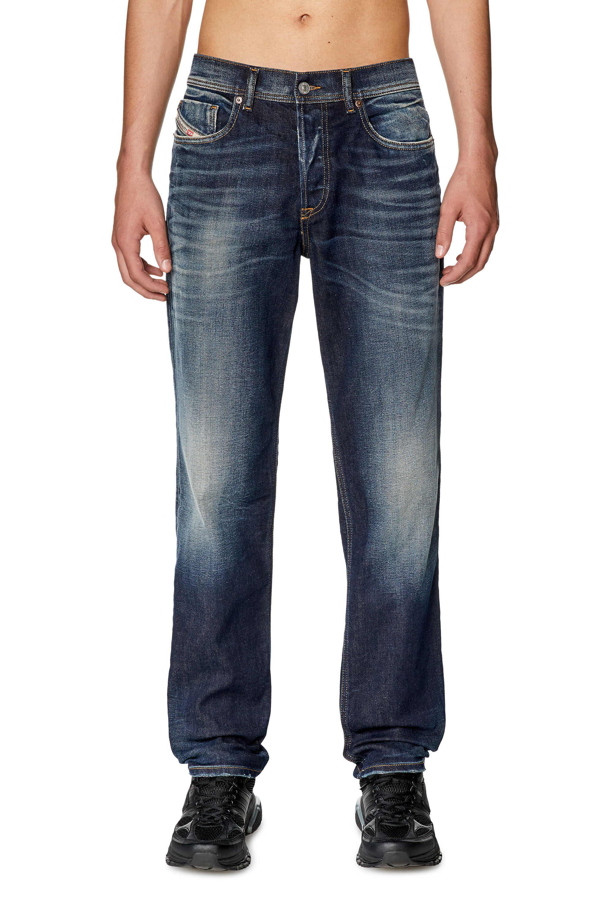 Diesel - Tapered Jeans 2023 D-Finitive 09G27, ダークブルー - Image 3