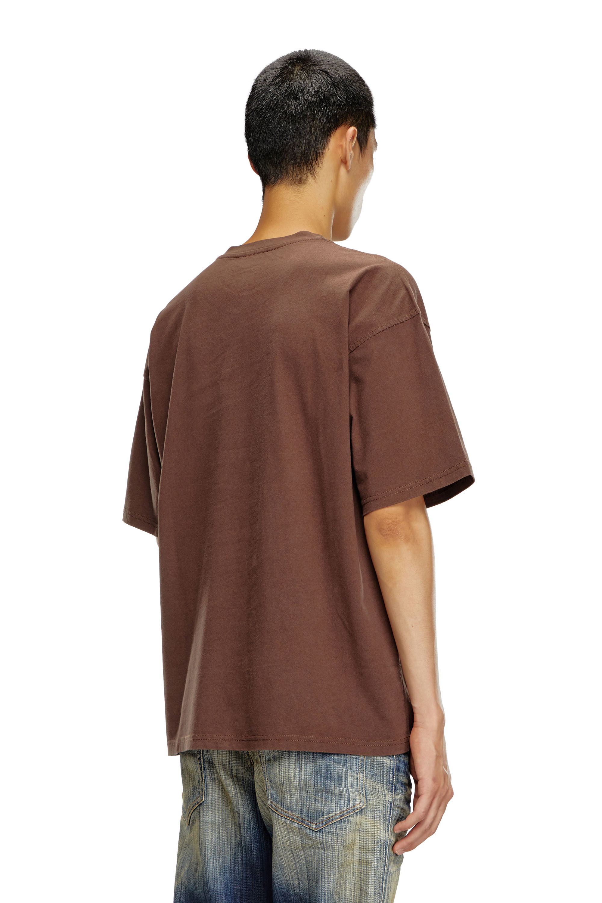 Diesel - T-BOXT-N14, Male's Tシャツ in ブラウン - 4