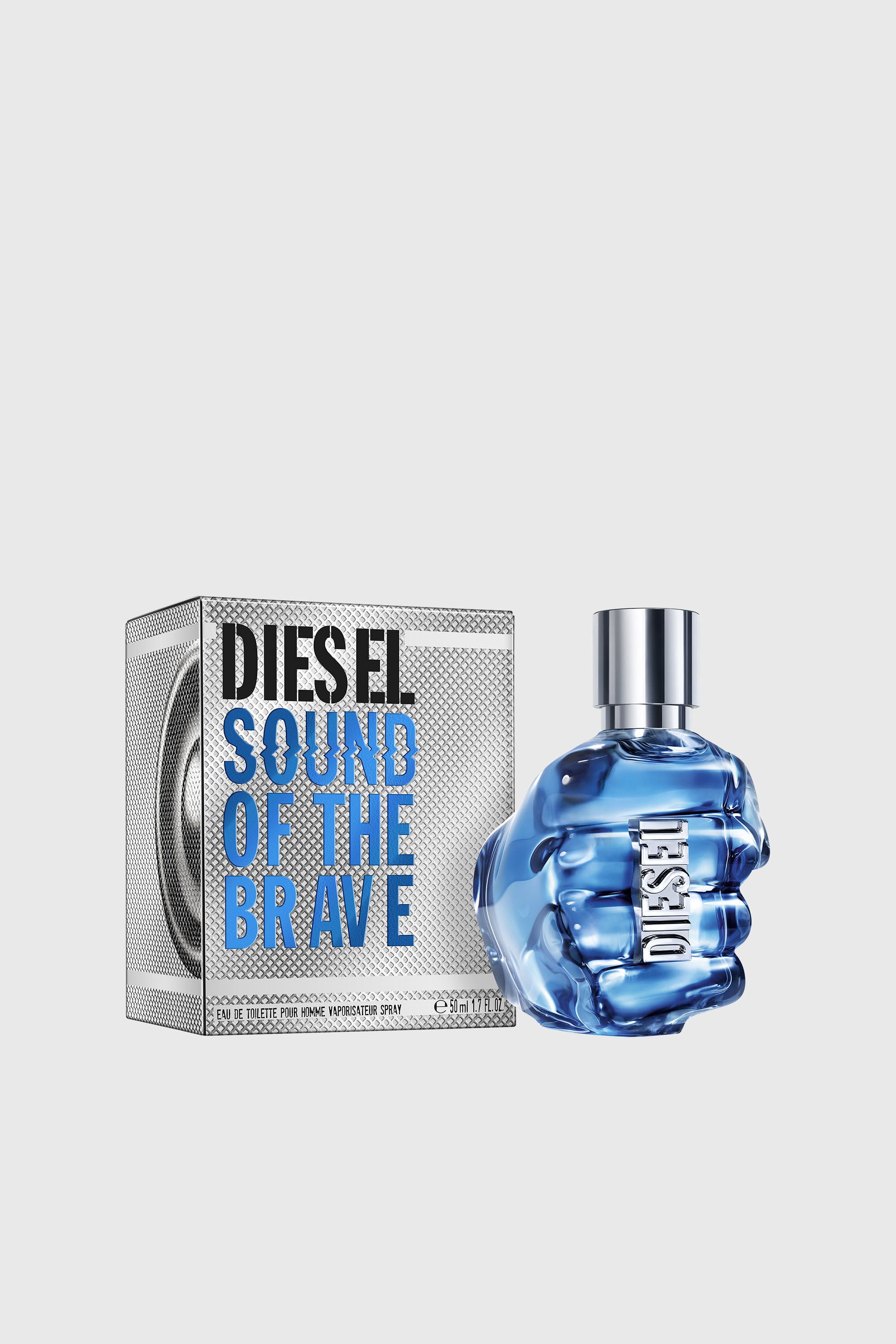 Diesel - SOUND OF THE BRAVE 50 ML FRAGRANCE, Male's Sound Of The Brave 50ml, 1.7 FL.OZ., Eau de Toilette in ブルー - 2