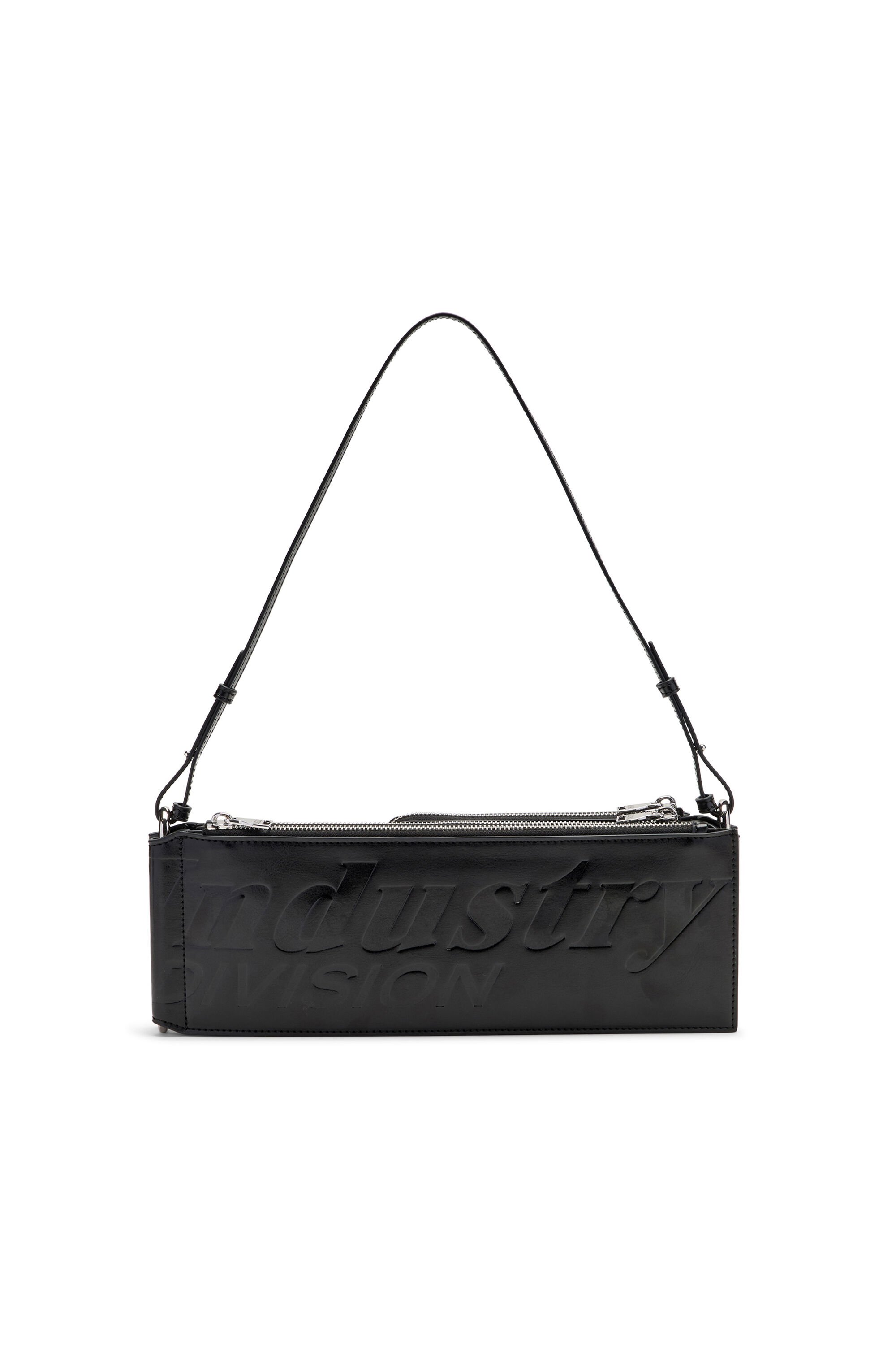 Diesel - FLAG-D SHOULDER BAG X, Unisex's Flag-D-Modular logo-embossed shoulder bag in ブラック - 3