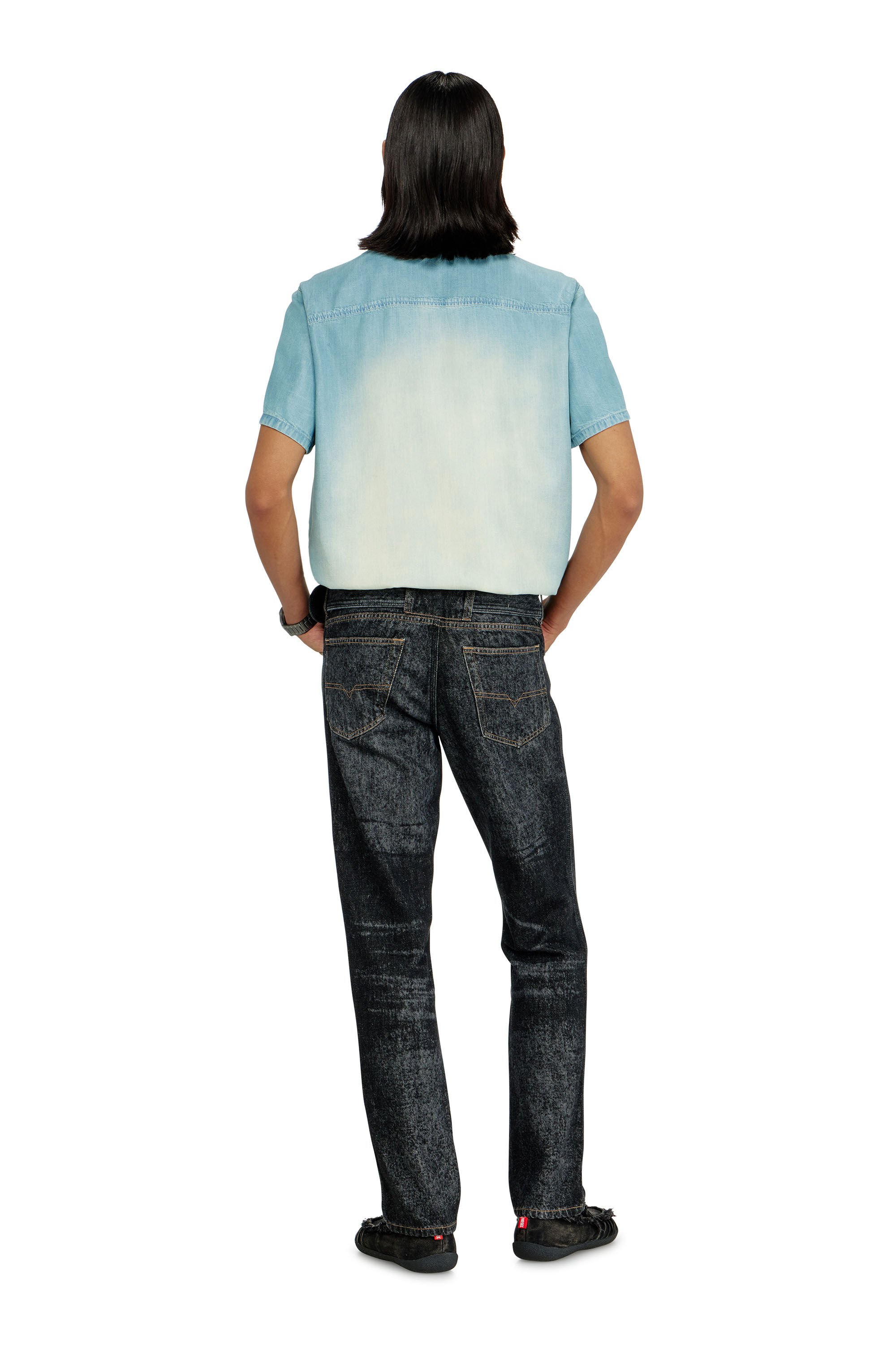 Diesel - Male's Slim Jeans D-Villus 09Q24, ブラック/ダークグレー - 3