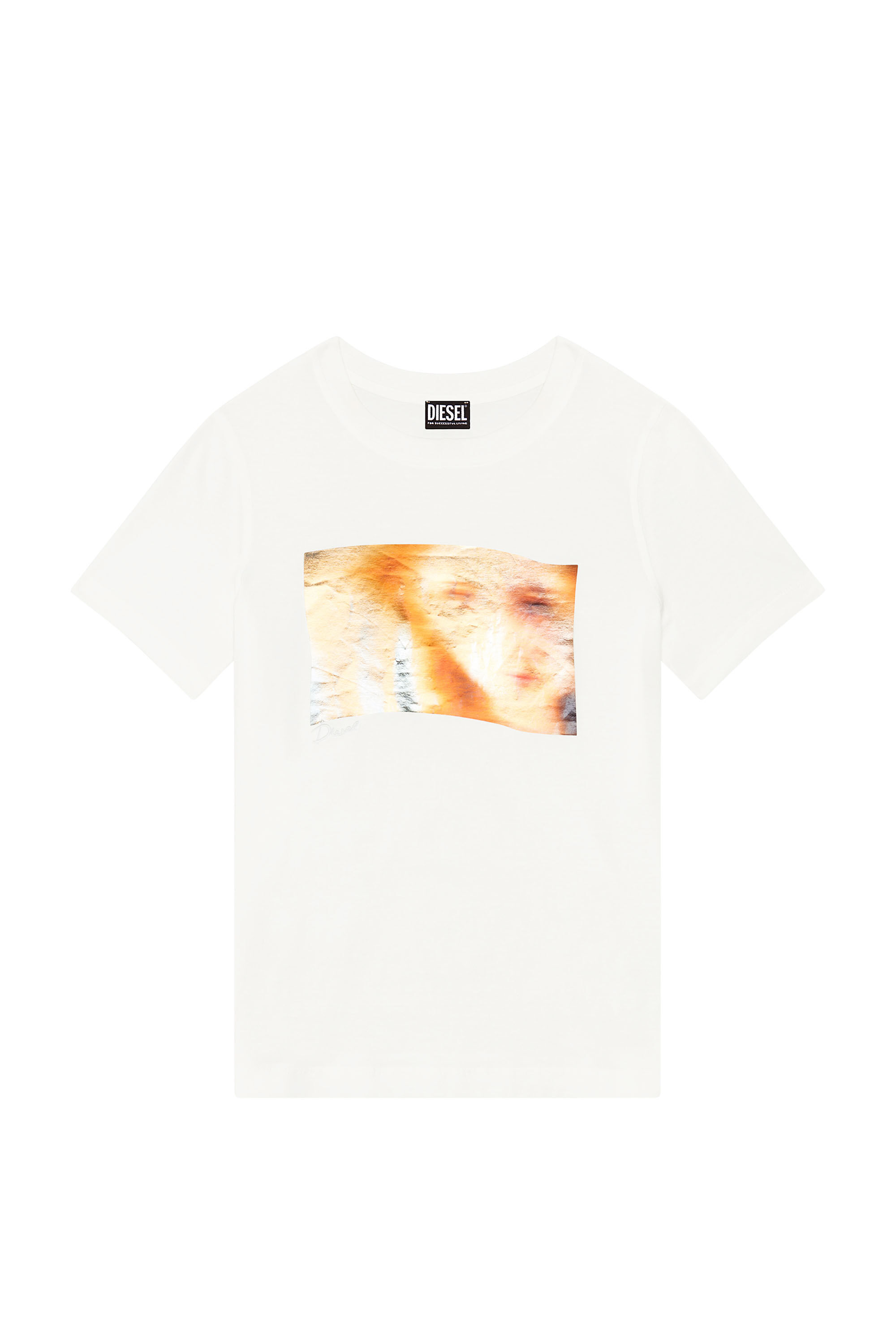 Diesel - T-REG-G3, Female's Tシャツ クルーネック フォトプリント in ホワイト - 6