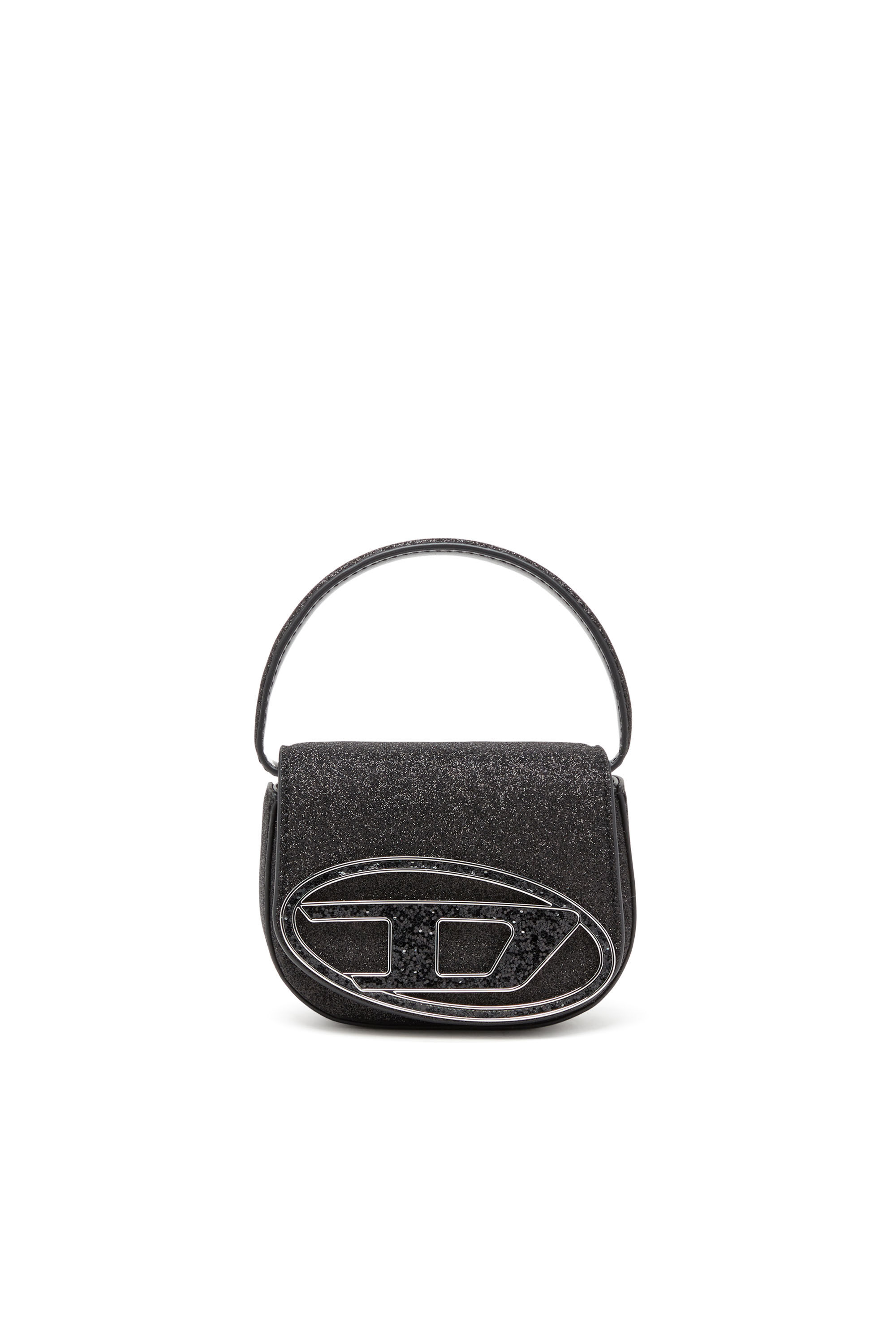 1DR XS 1DR XS-Iconic mini bag in glitter fabric｜ブラック  