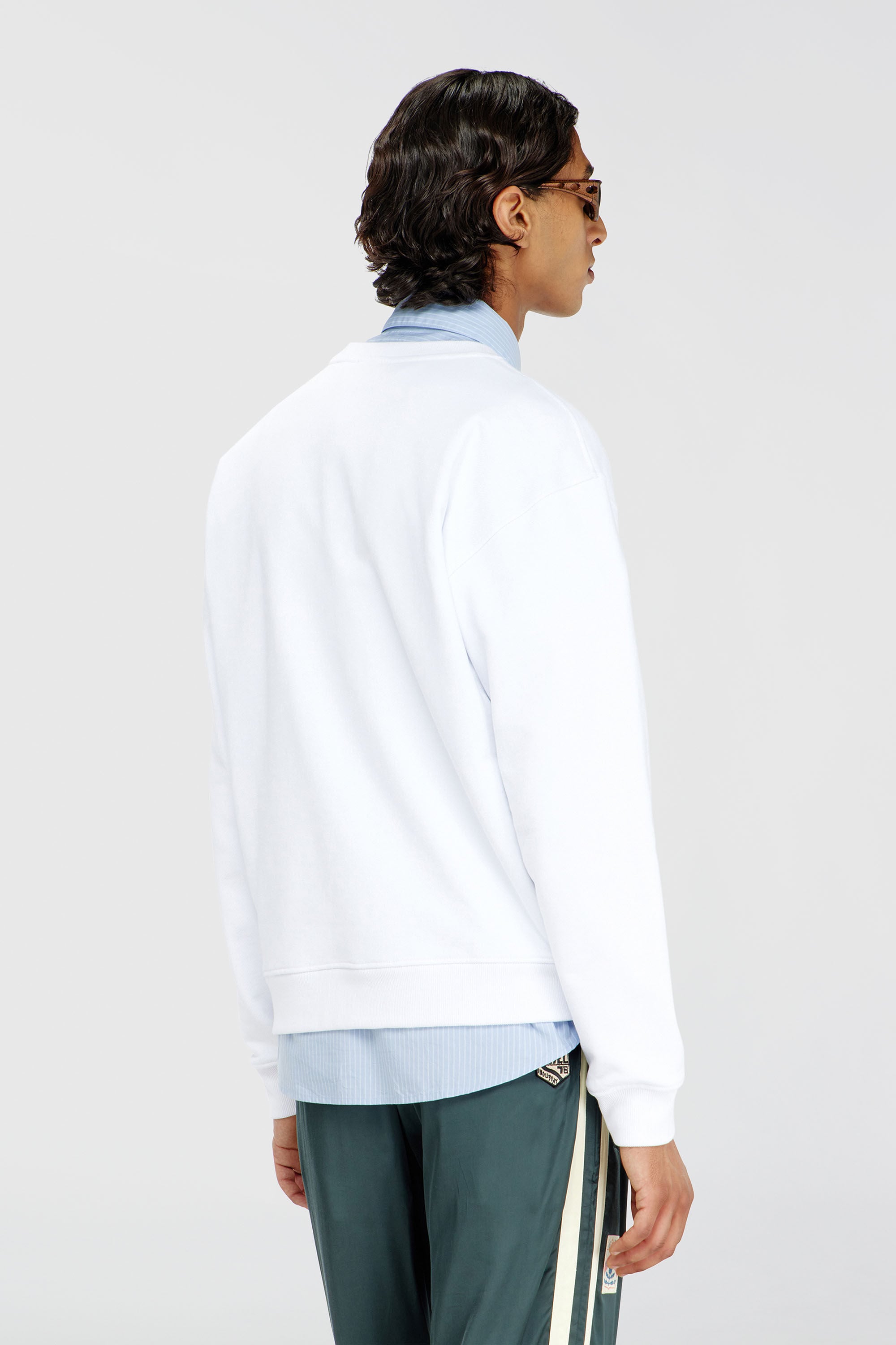 Diesel - S-NORM-AA5, Male's プルオーバースウェット in ホワイト - 4