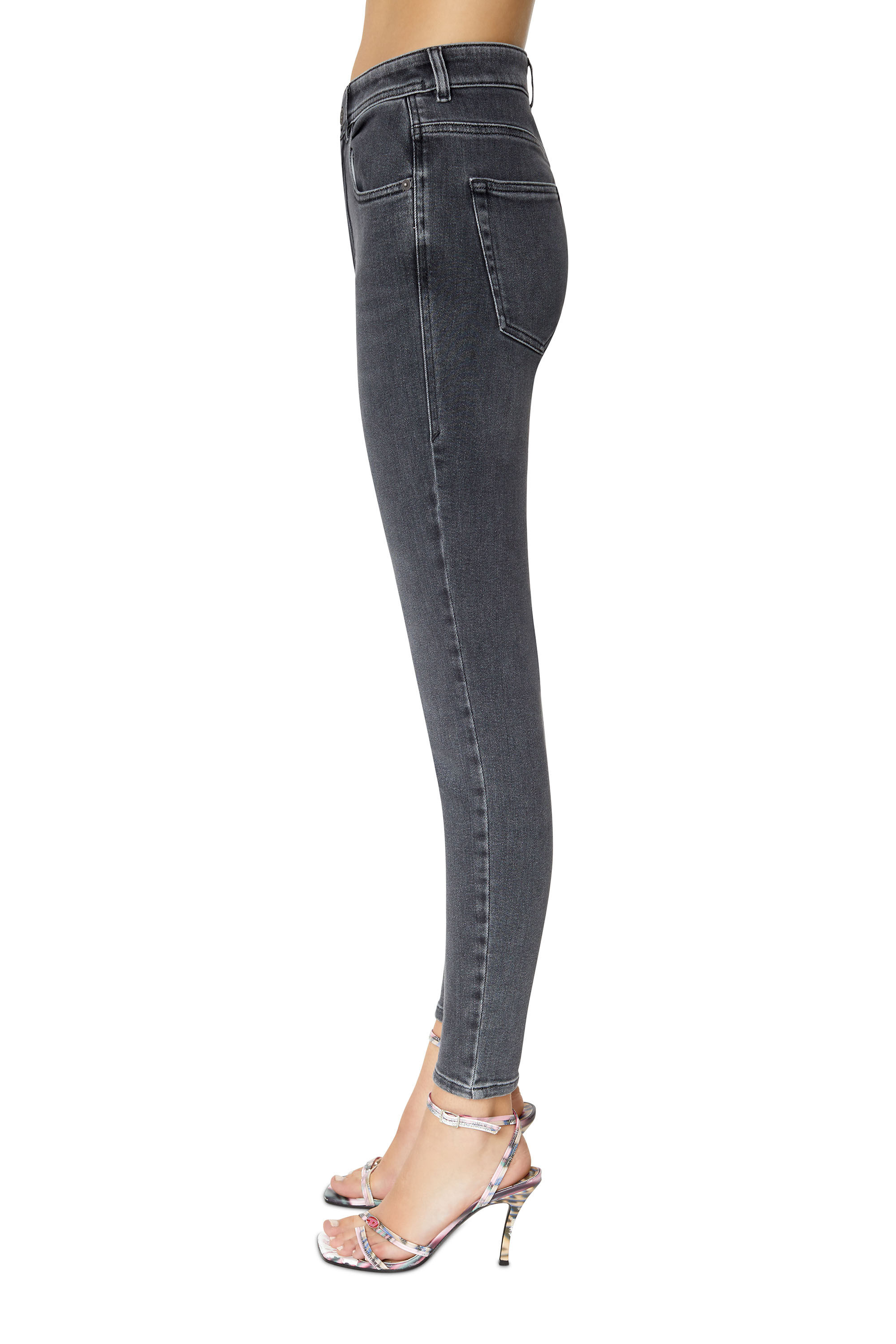 Diesel - Female's Super skinny Jeans 1984 Slandy-High 09D61, ブラック/ダークグレー - 6