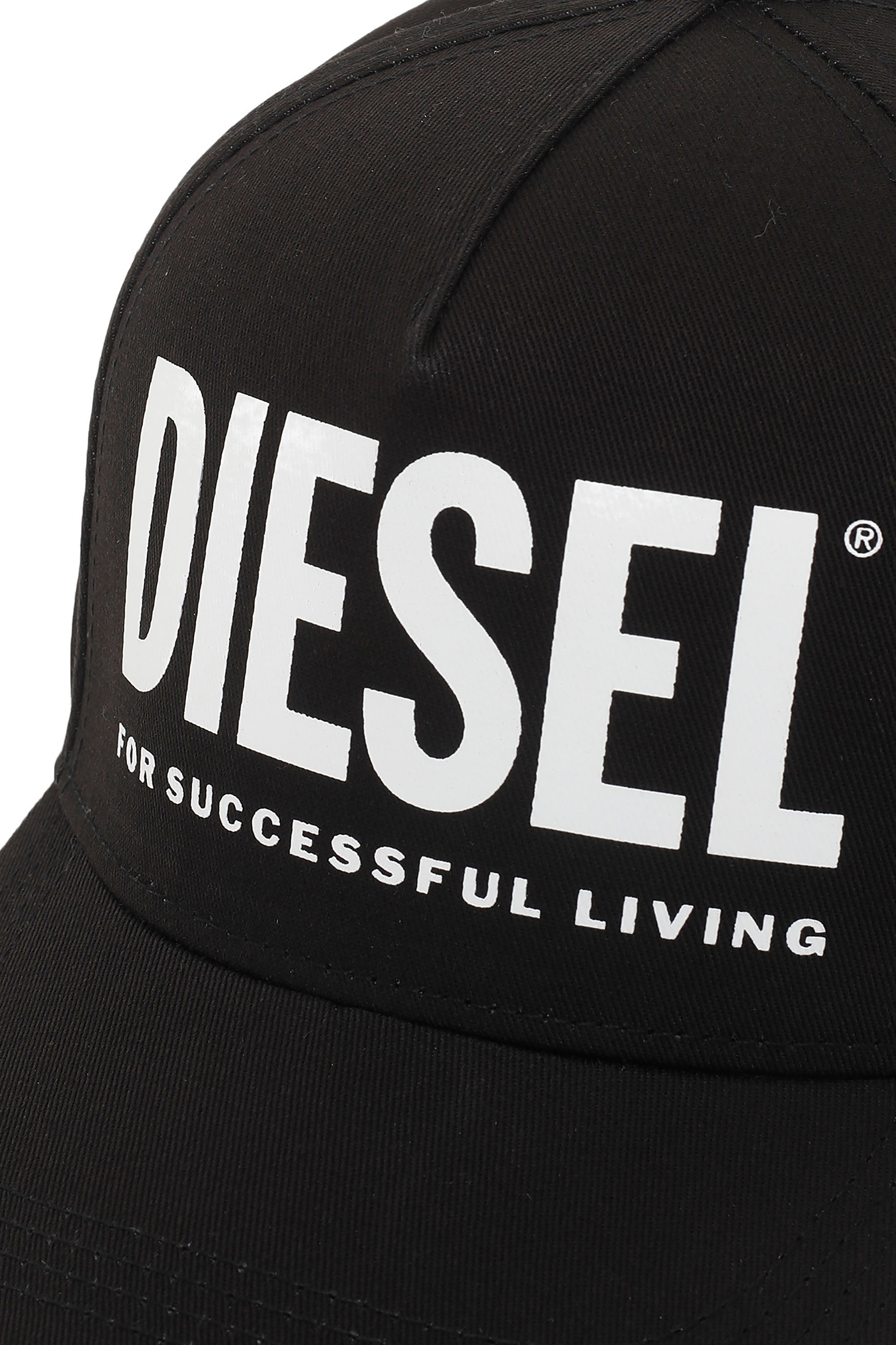 Diesel - FOLLY, Unisex's ベースボールキャップ ロゴ in ブラック - 3