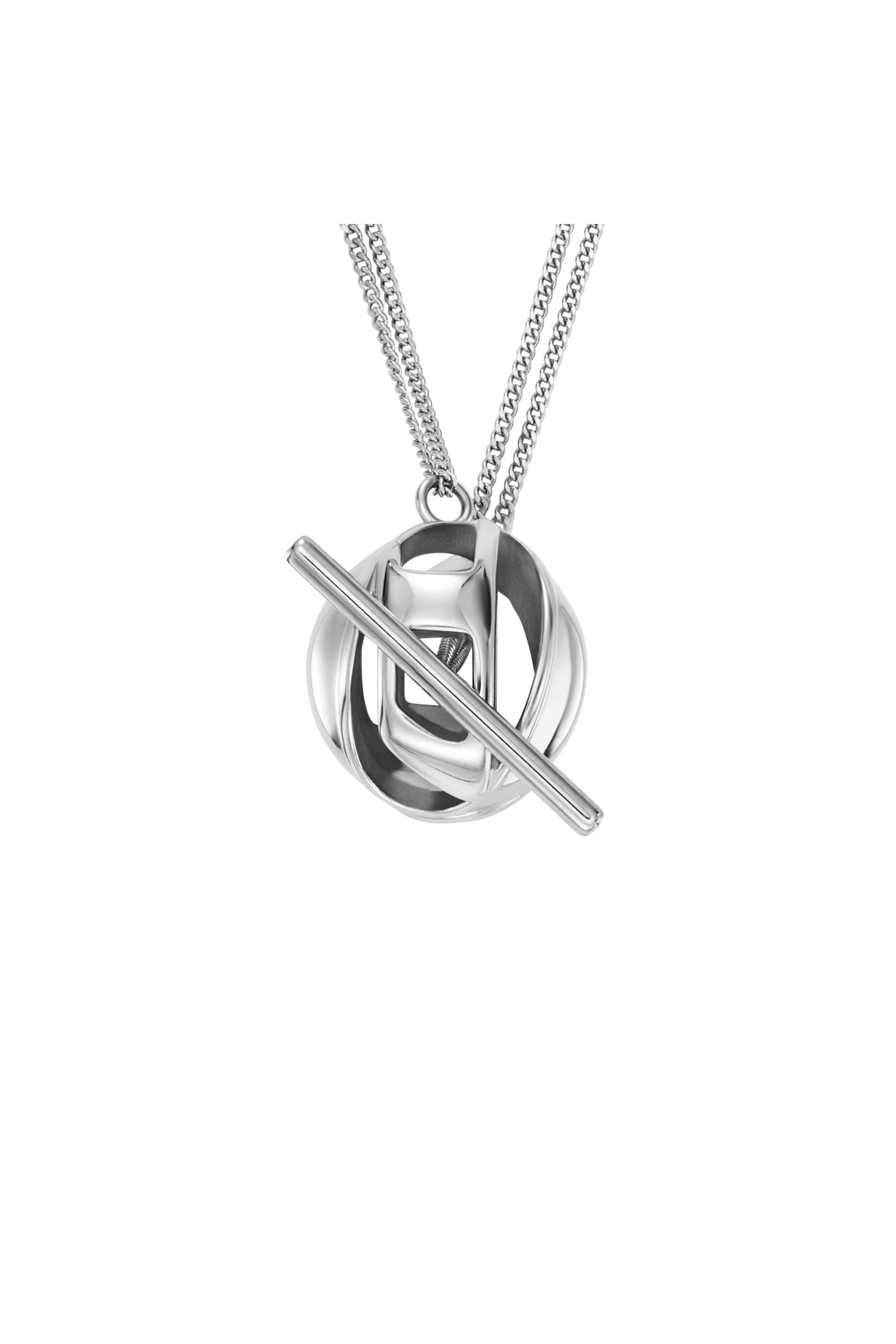 DX1716040 Stainless Steel Pendant Necklace｜シルバー｜ウィメンズ