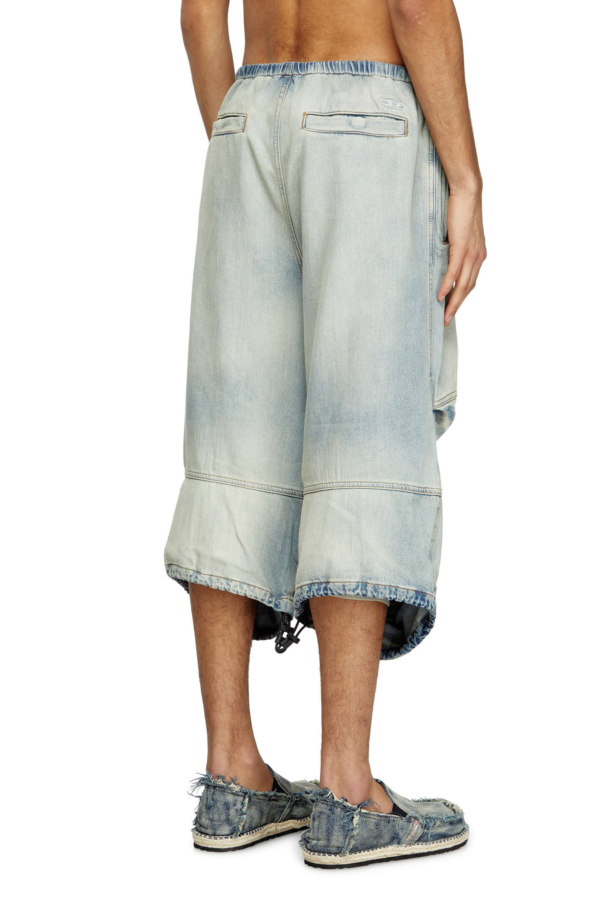 Diesel - D-DAYETZ-SHORT-S, Unisex's Shorts in light bicolour denim in ライトブルー - 5