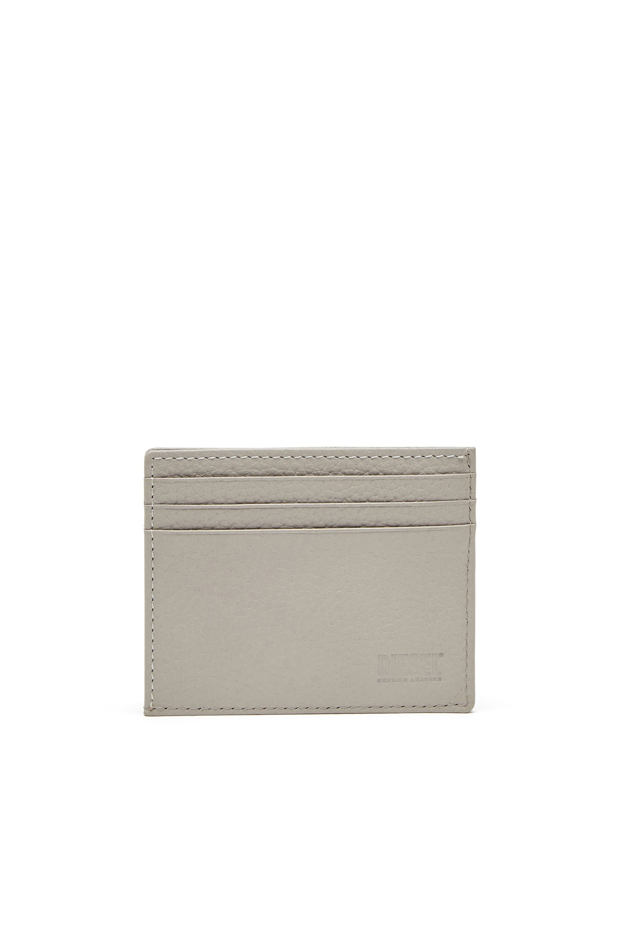 Diesel - CARD CASE, Male's カウレザーカードケース in ライトグレー - 2