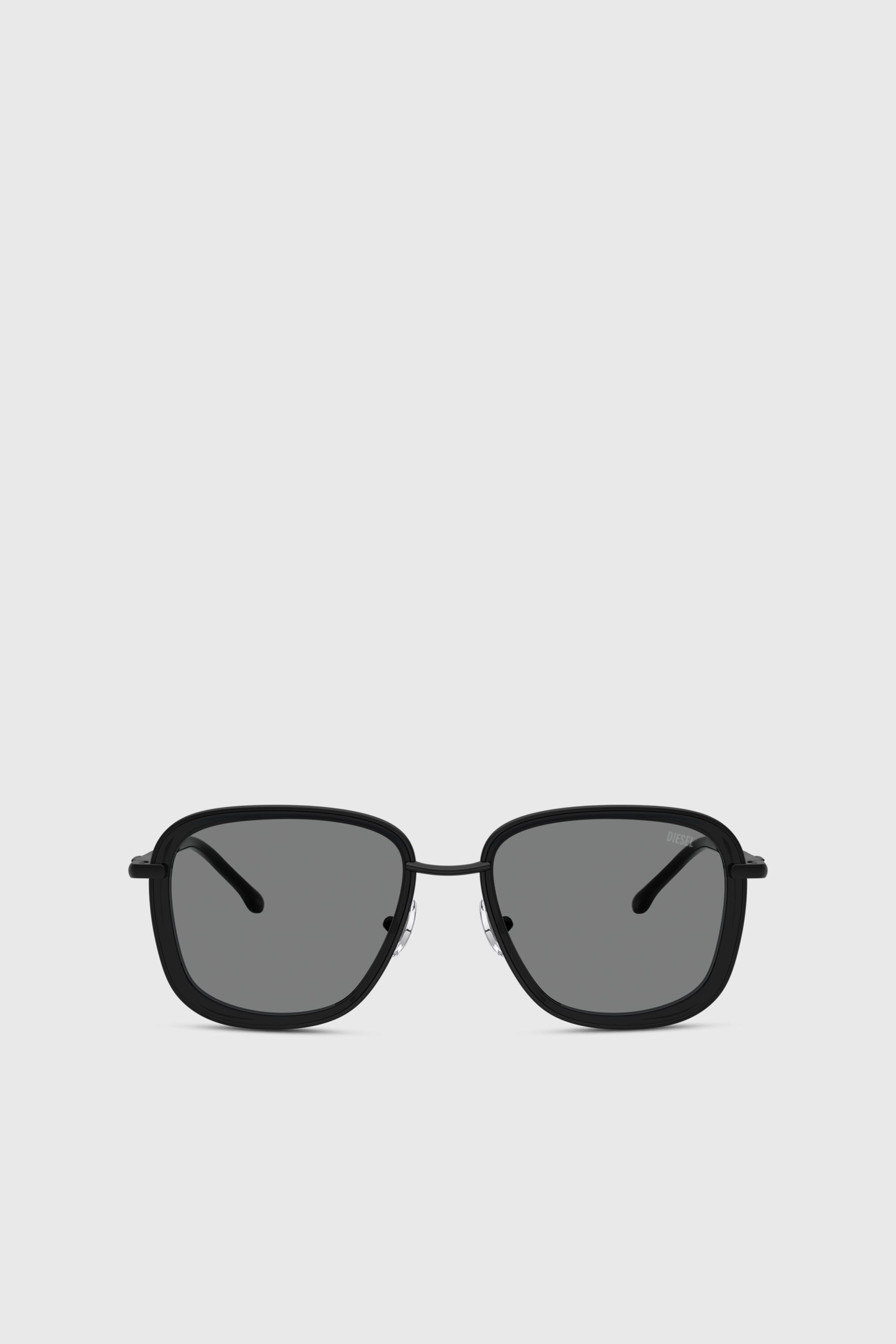 Diesel - 0DL1017, Unisex's Square sunglasses in ブラック - 1