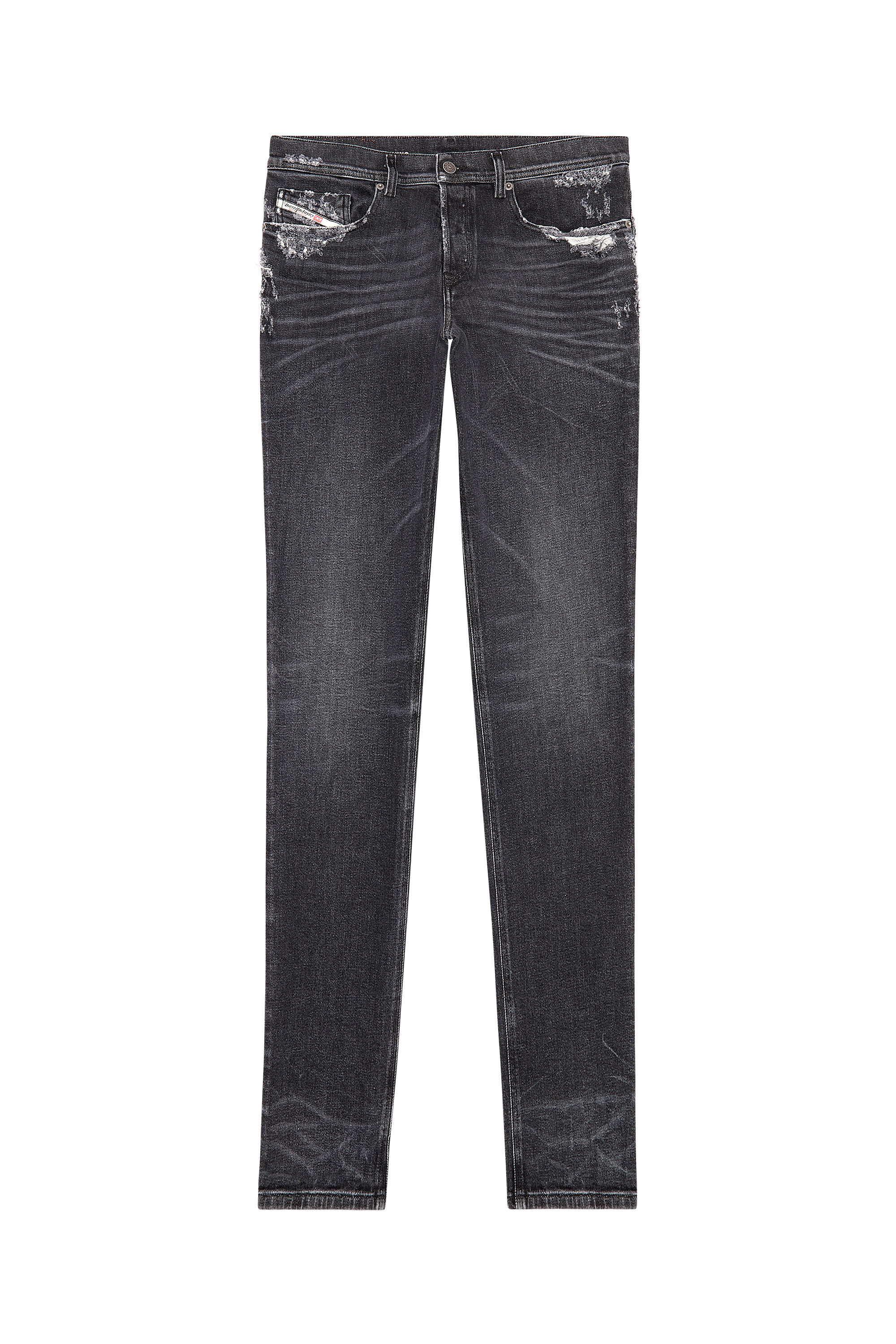 Diesel - Tapered Jeans 2023 D-Finitive 09G23, ブラック/ダークグレー - Image 2