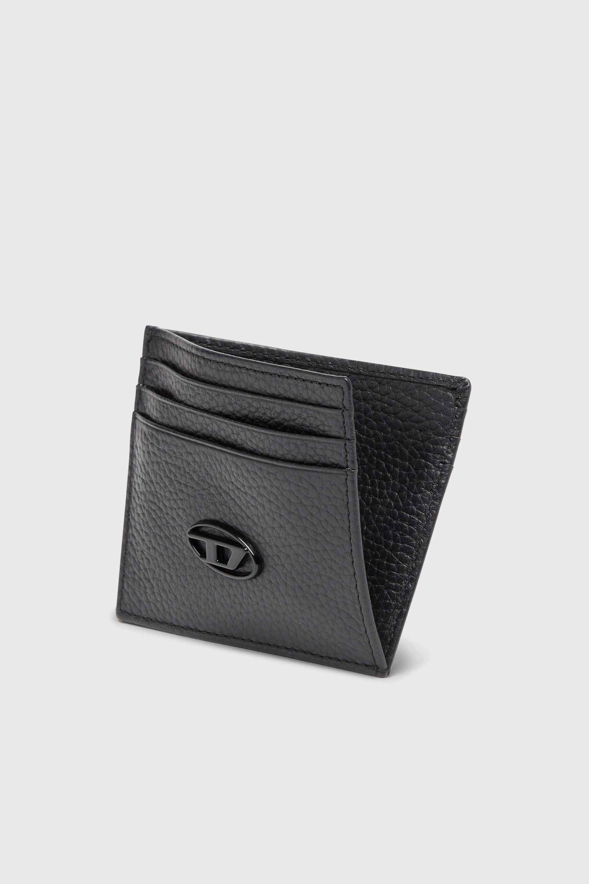 Diesel - CARD CASE, Male's カウレザーカードケース in ブラック - 3