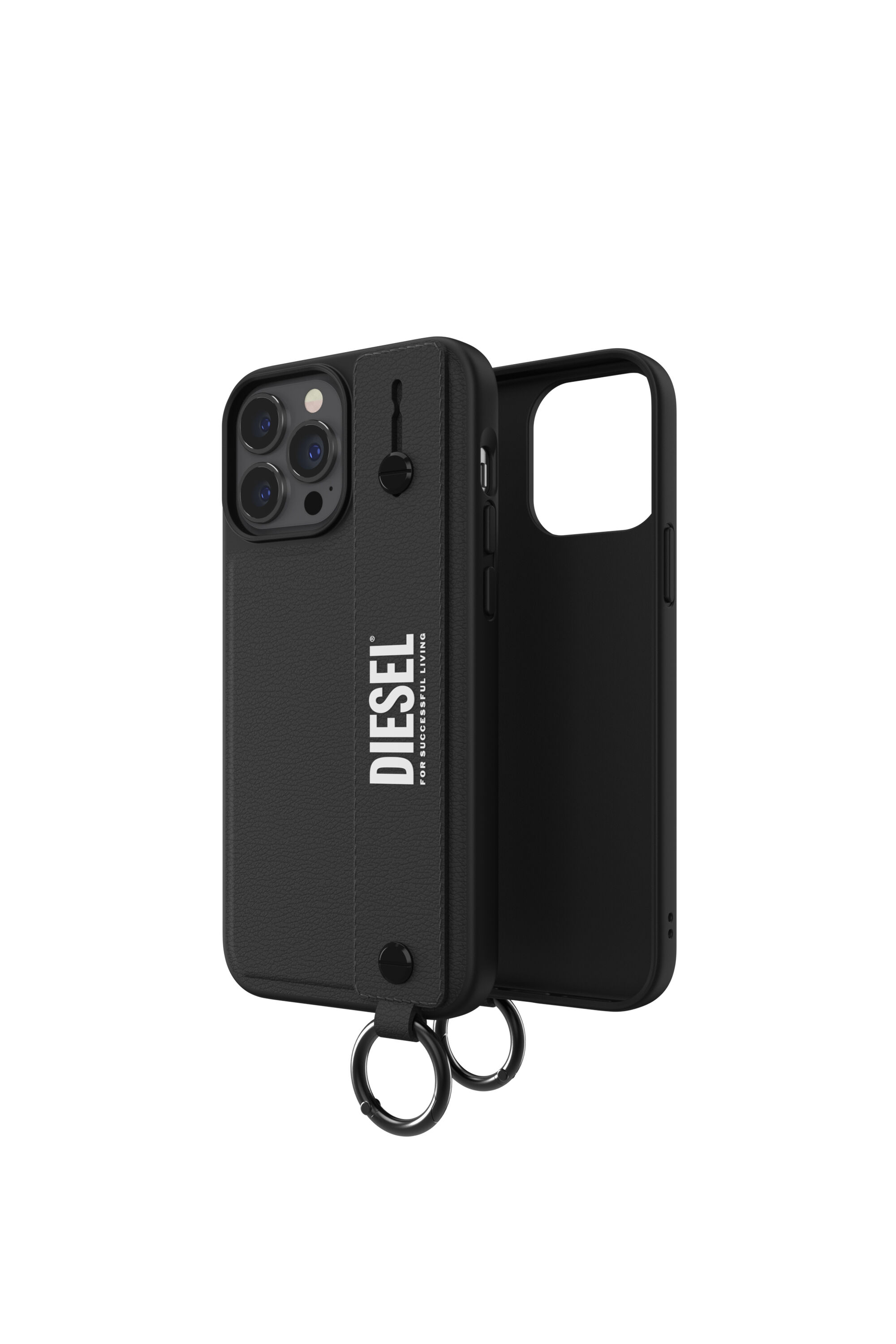 Diesel - 47178 TECH CHAIN, Unisex's iPhone13 Pro Max 対応　ケース in ブラック - 1