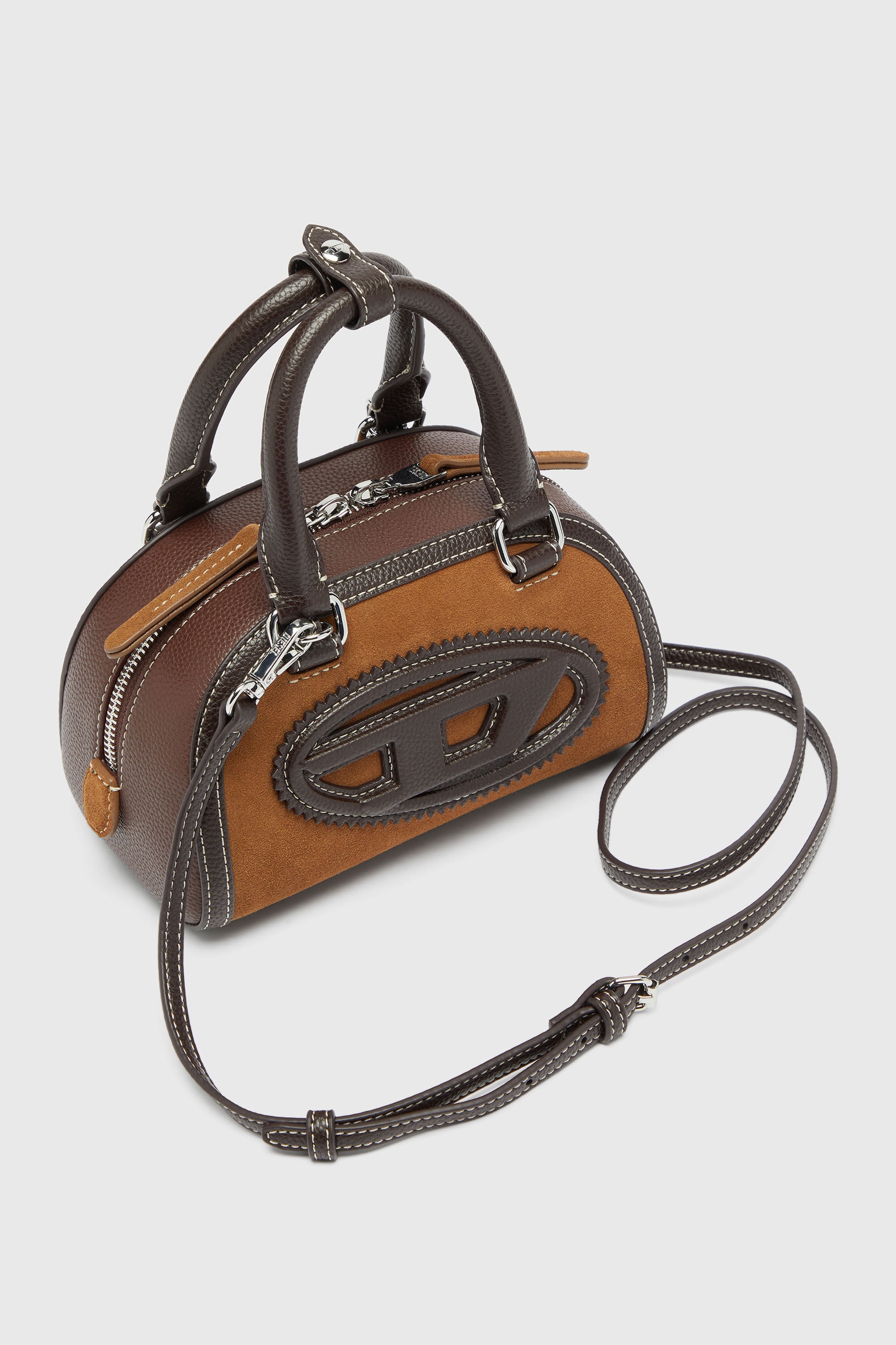 Diesel - 1DR DOME CROSSBODY, Female's クロスボディバッグ in ブラウン - 5