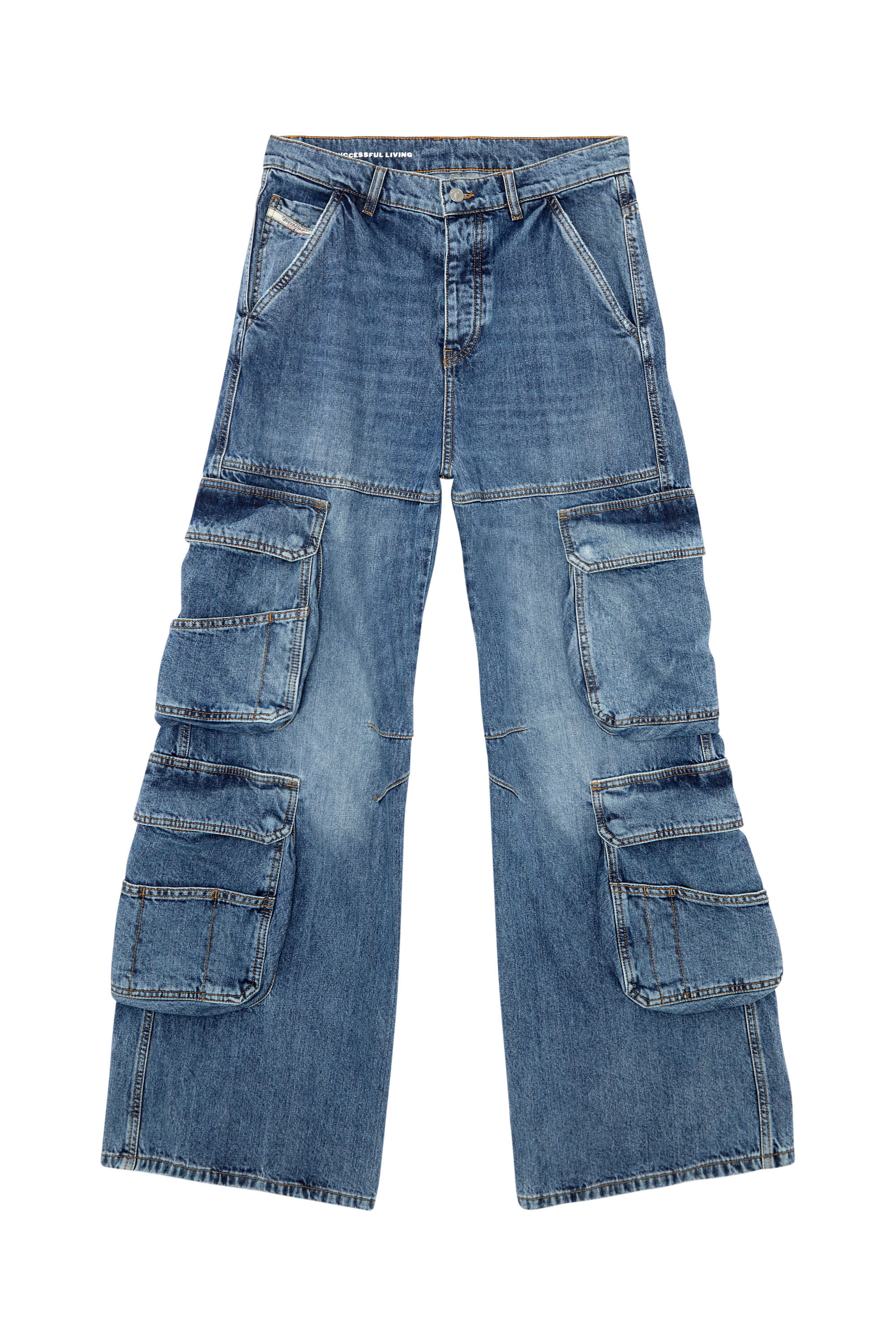 Diesel - Straight Jeans 1996 D-Sire 0NLAX, ミディアムブルー - Image 2