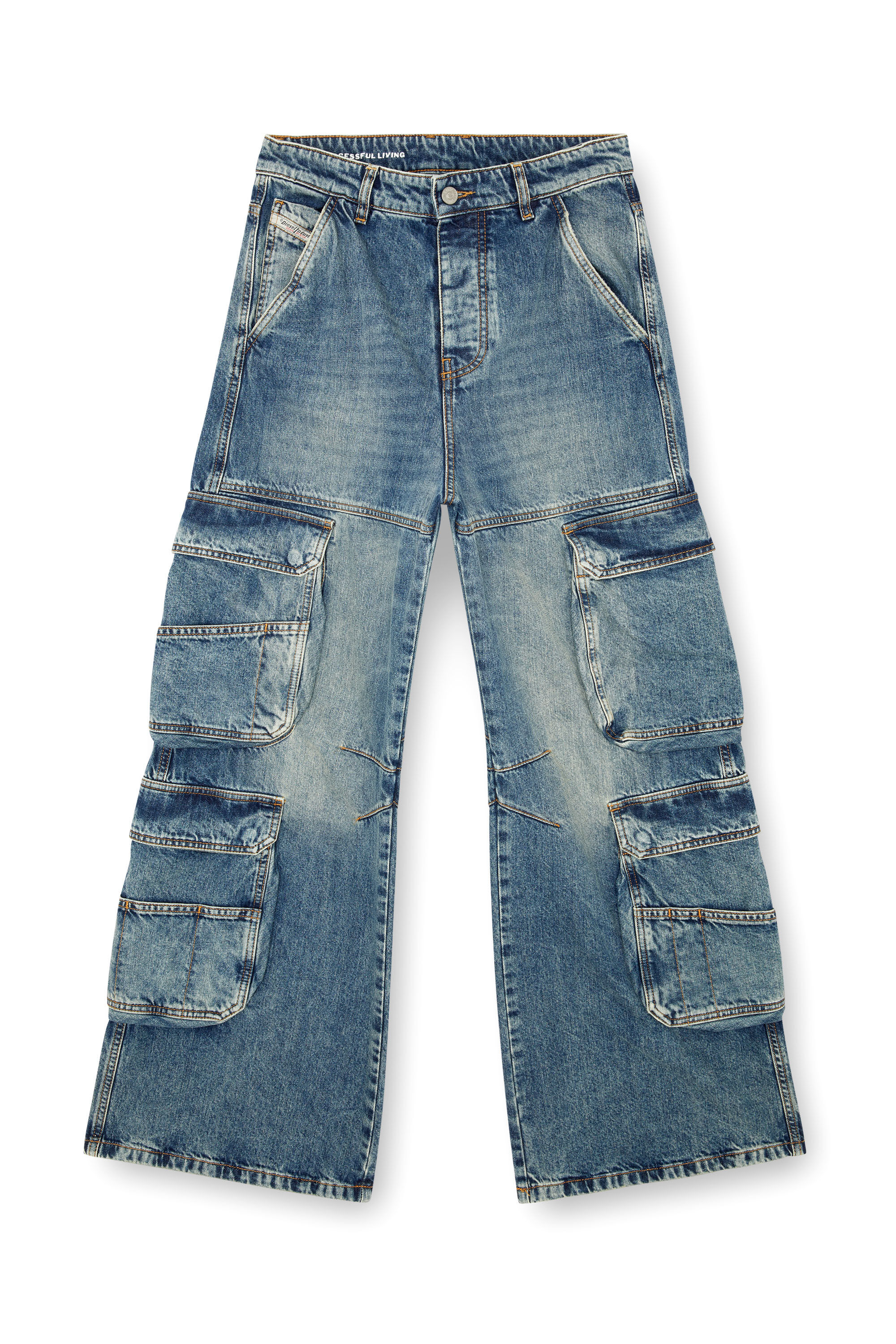 Diesel - Straight Jeans 1996 D-Sire 0NLAX, ミディアムブルー - Image 2