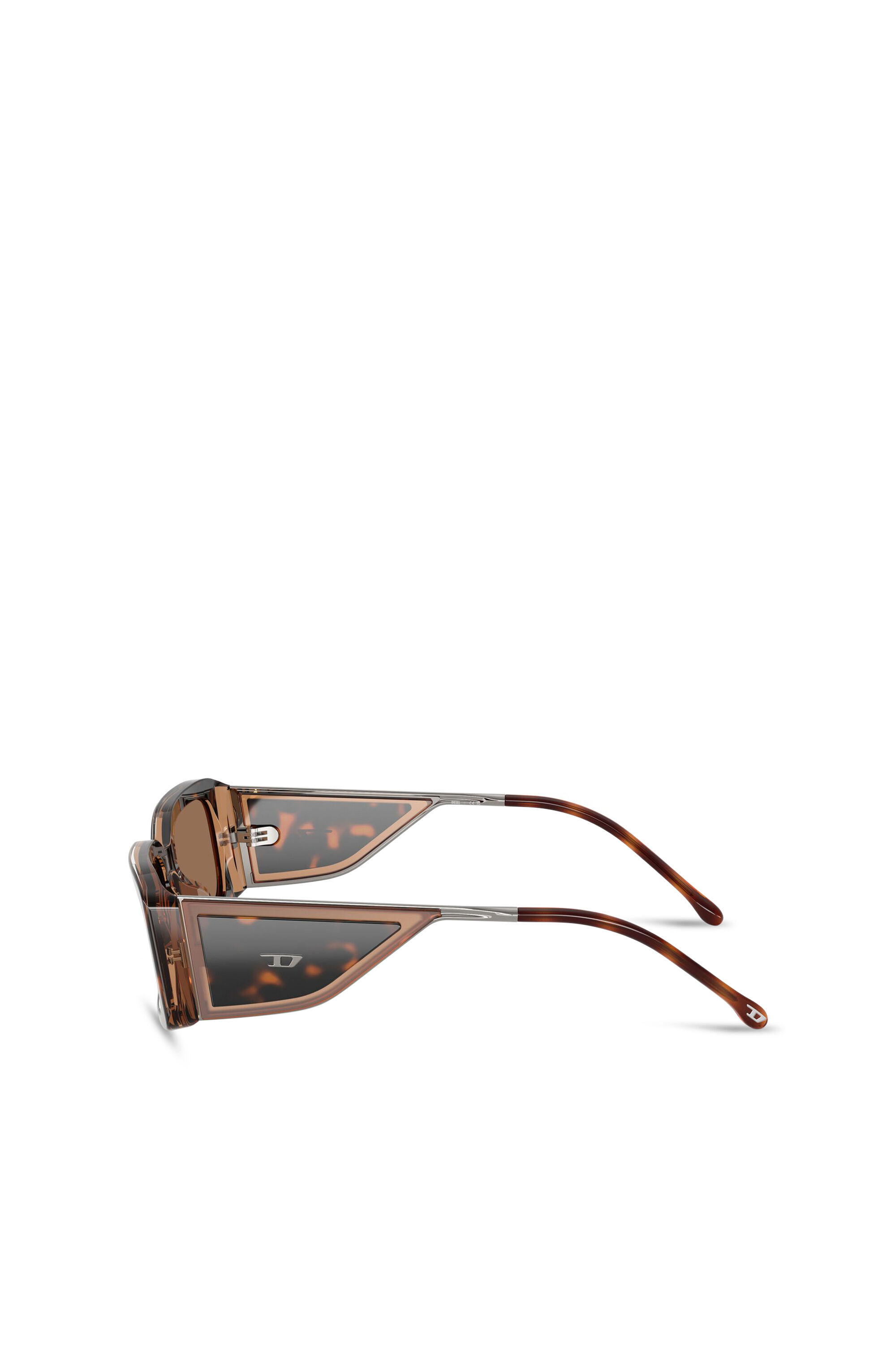 0DL2017U Rectangle sunglasses｜ブラウン｜ウィメンズ｜DIESEL