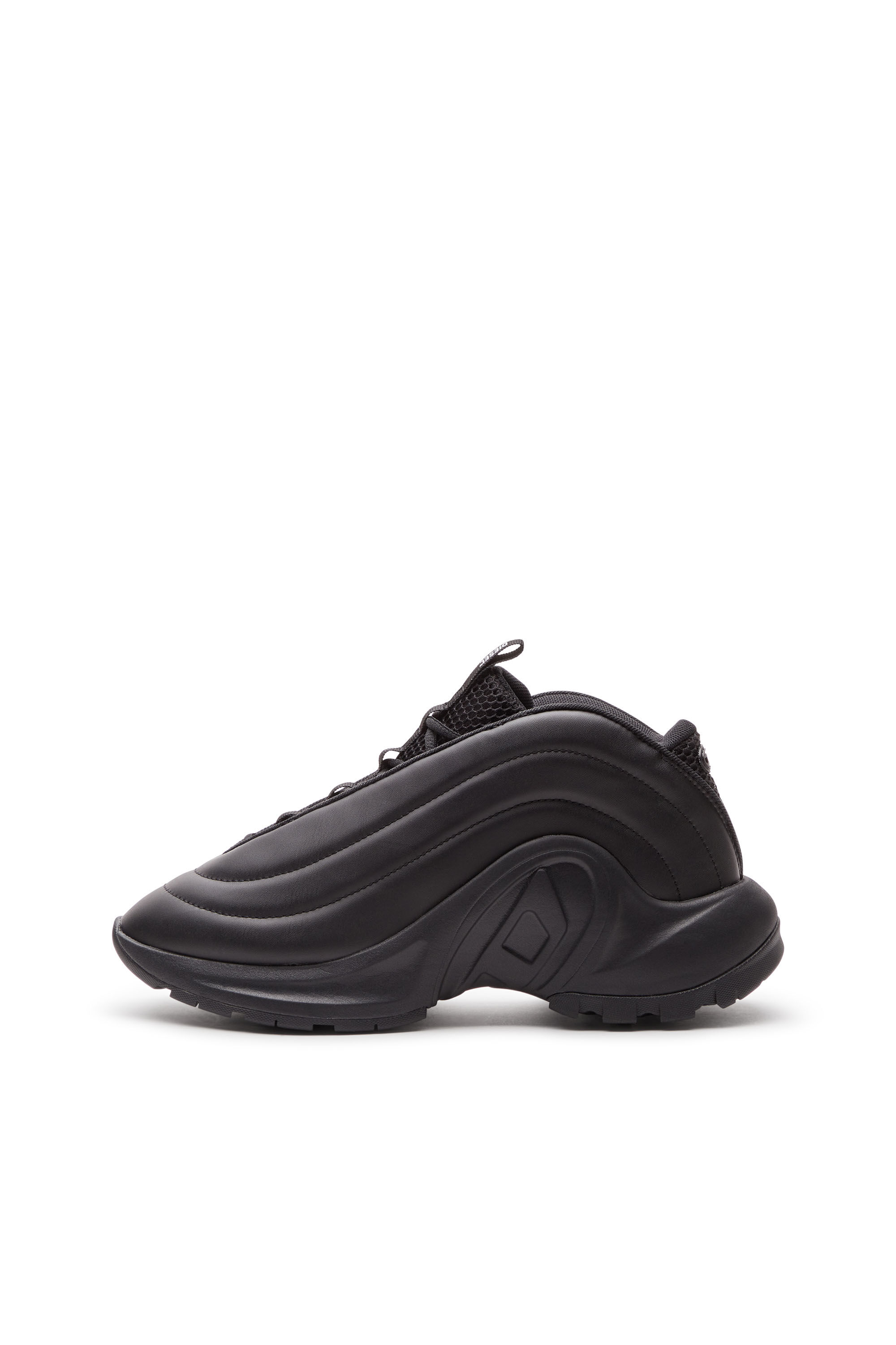 Diesel - S-D-RUNNER X, Unisex's S-D-Runner X-Slip-on sneakers with matte Oval D instep in ブラック - 7