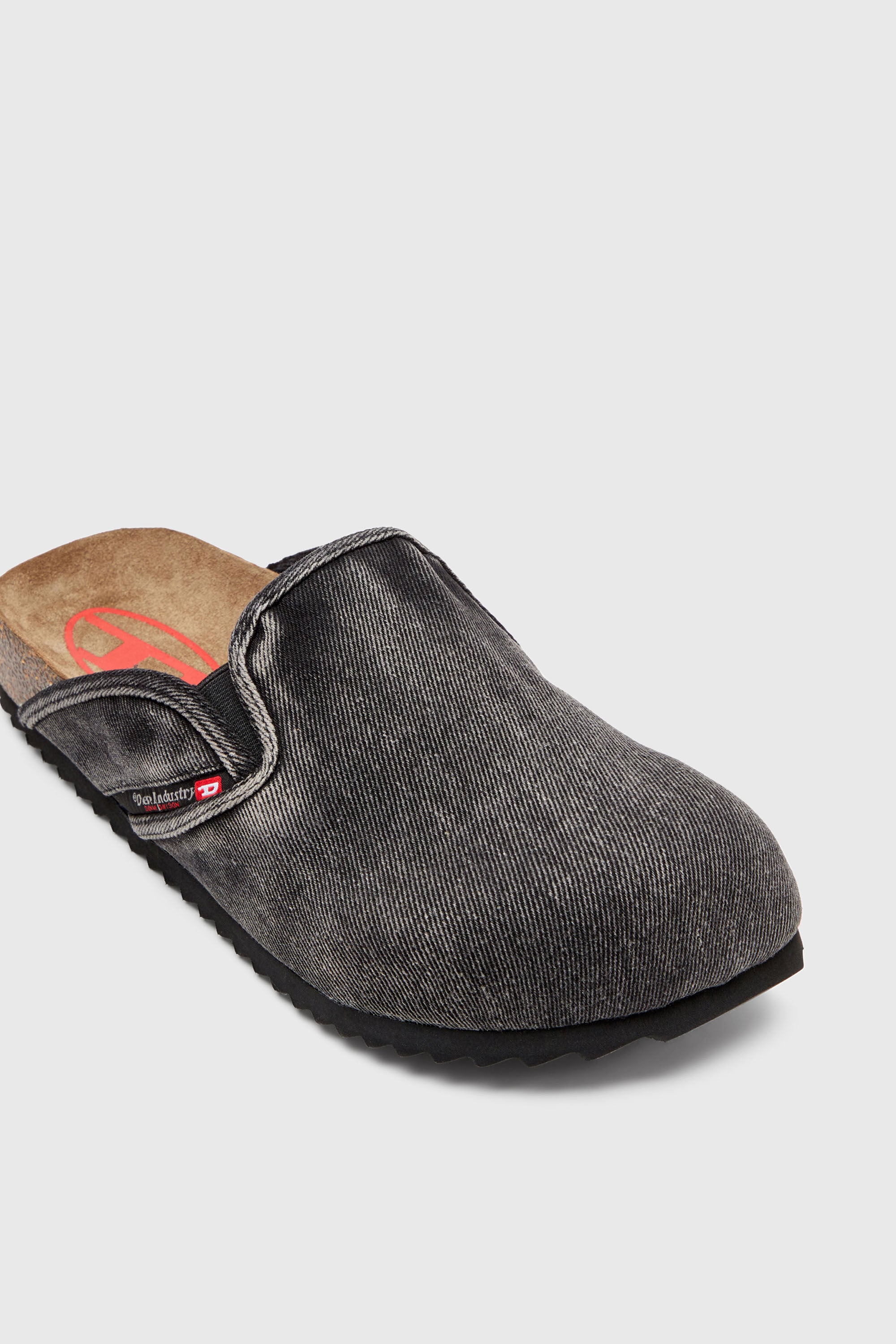 dieselデニムミュール　サイズ39 D-WOODSTOCK SLIP-ON デニムスリッポンミュール｜ブラック｜メンズ｜DIESEL