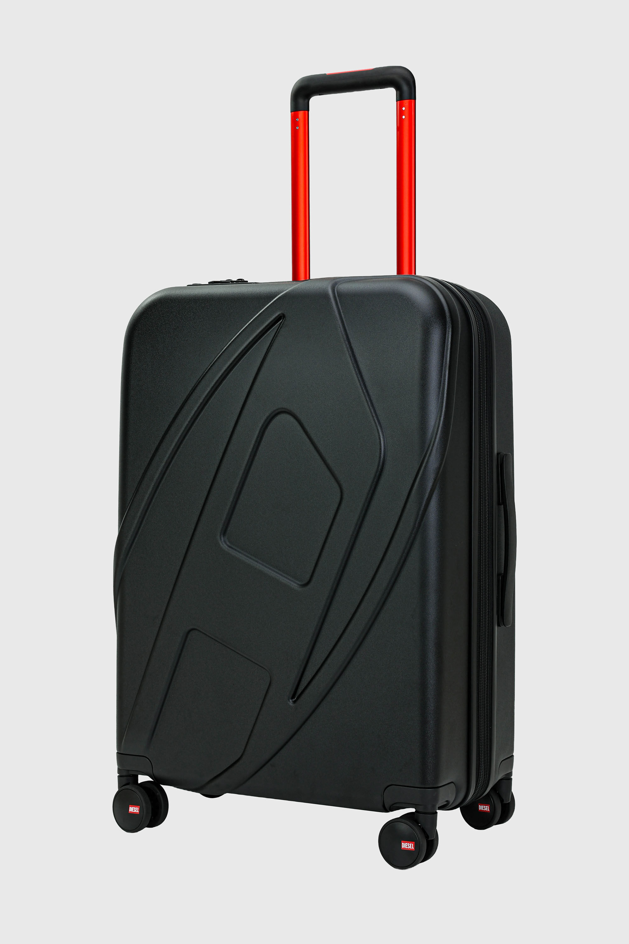 Diesel - LU0043 HARD LUGGAGE - DSL012, Unisex's Oval D suitcase size M in ブラック - 5