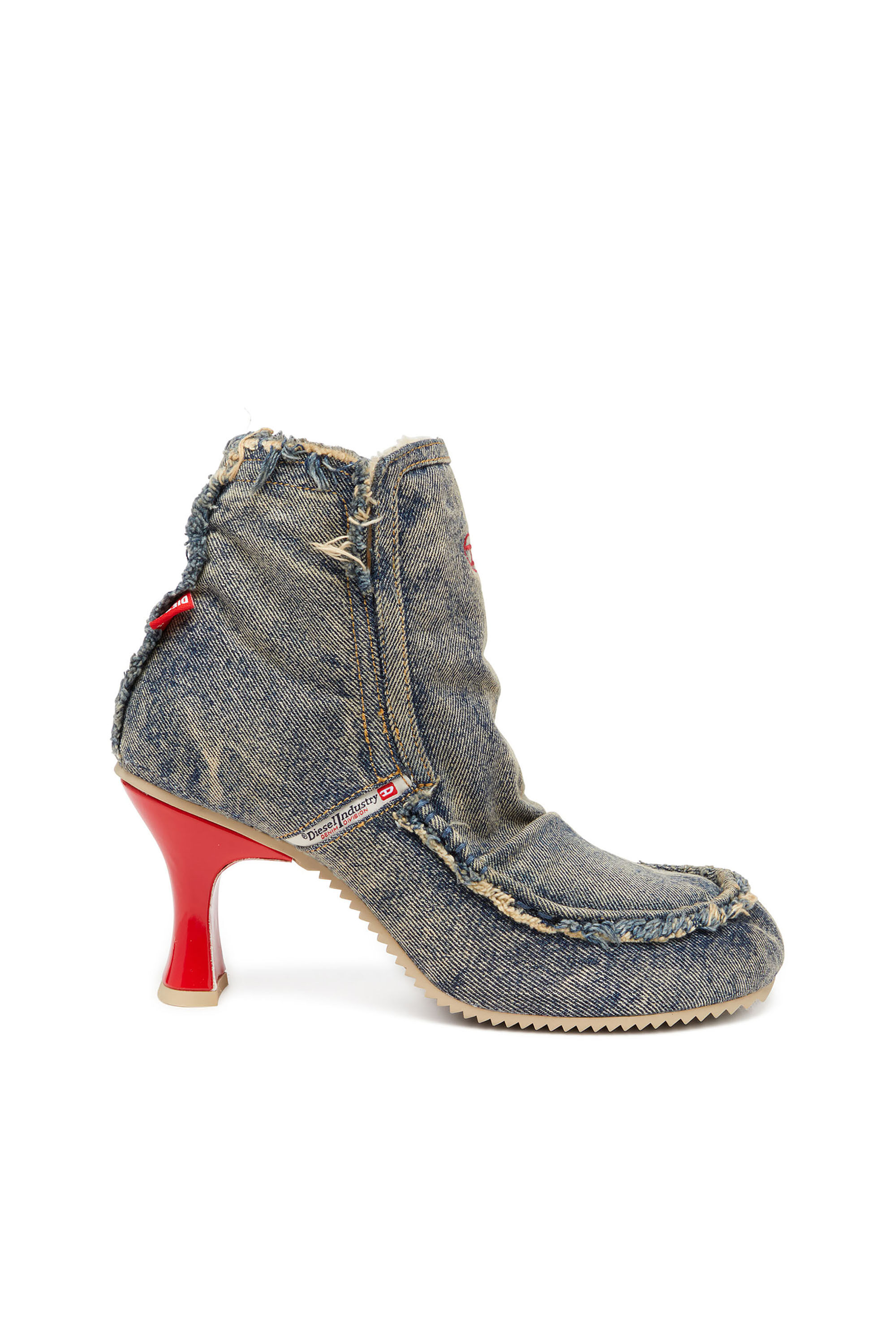 Diesel - D-WOODSTOCK HEEL AB, Female's アンクルブーツ in ブルー - 2