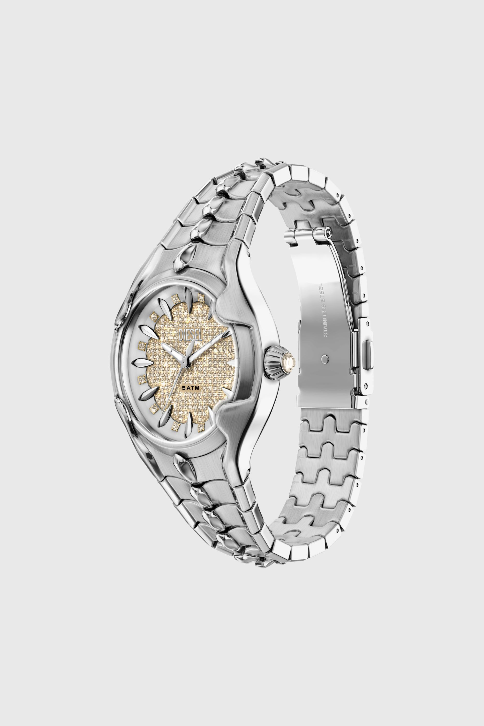 DZ5631 WATCH Vert Stainless Steel Watch｜シルバー｜メンズ｜DIESEL