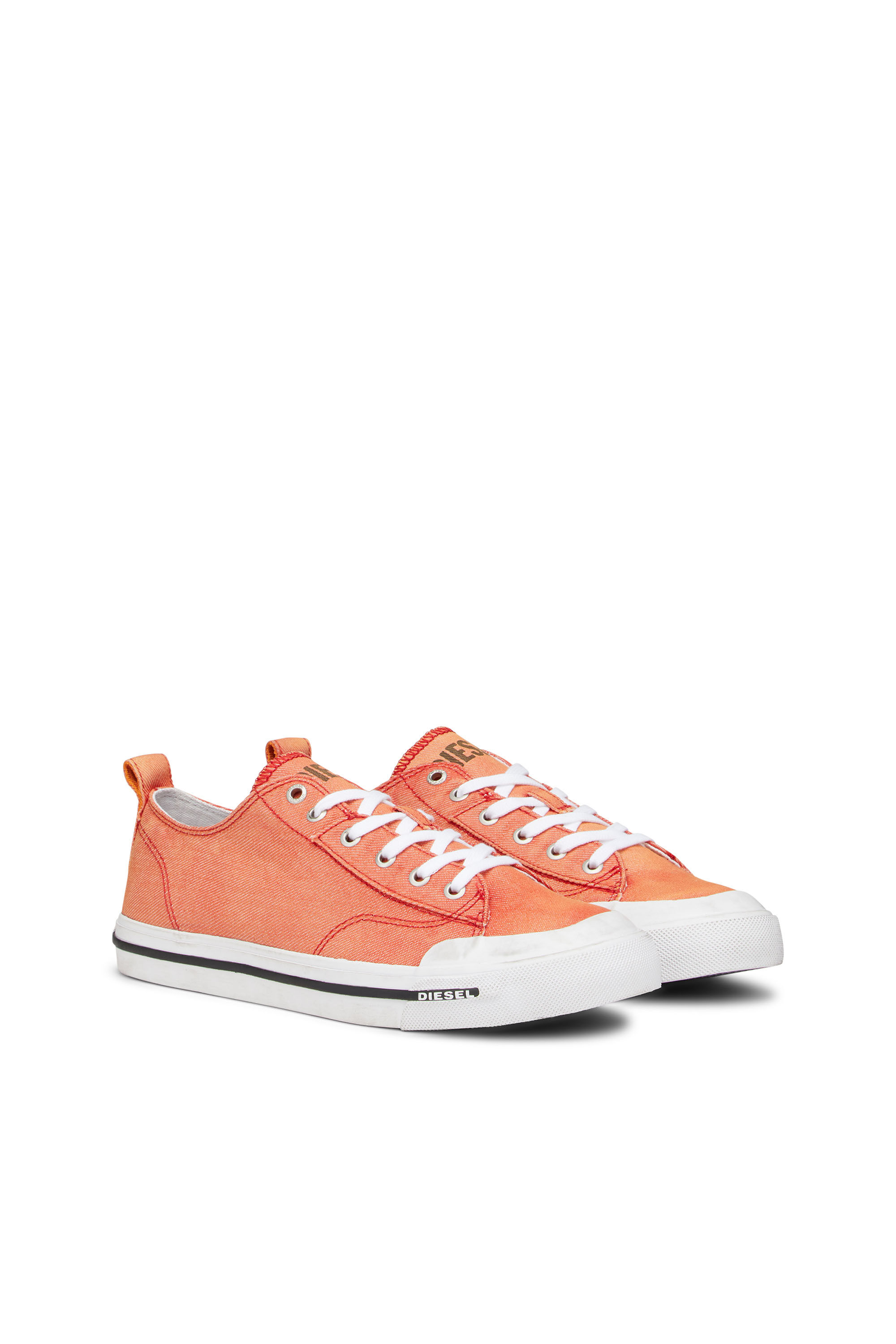 Diesel - S-ATHOS LOW, Male's ローカット スニーカー in オレンジ - 3