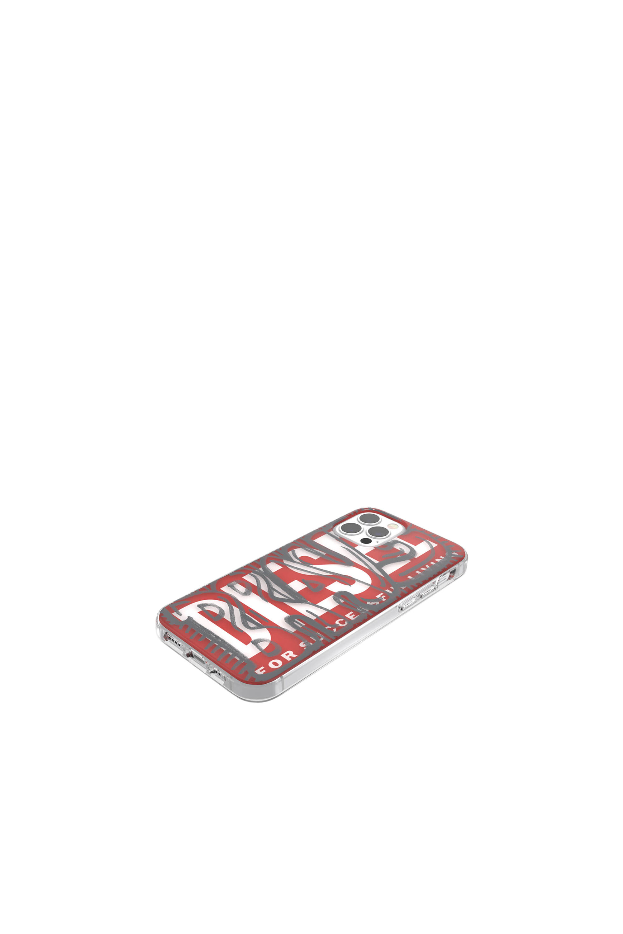 Diesel - 42567 STANDARD CASE, Unisex's Ultra-light TPU Case for iPhone 12/12 Pro in レッド - 4