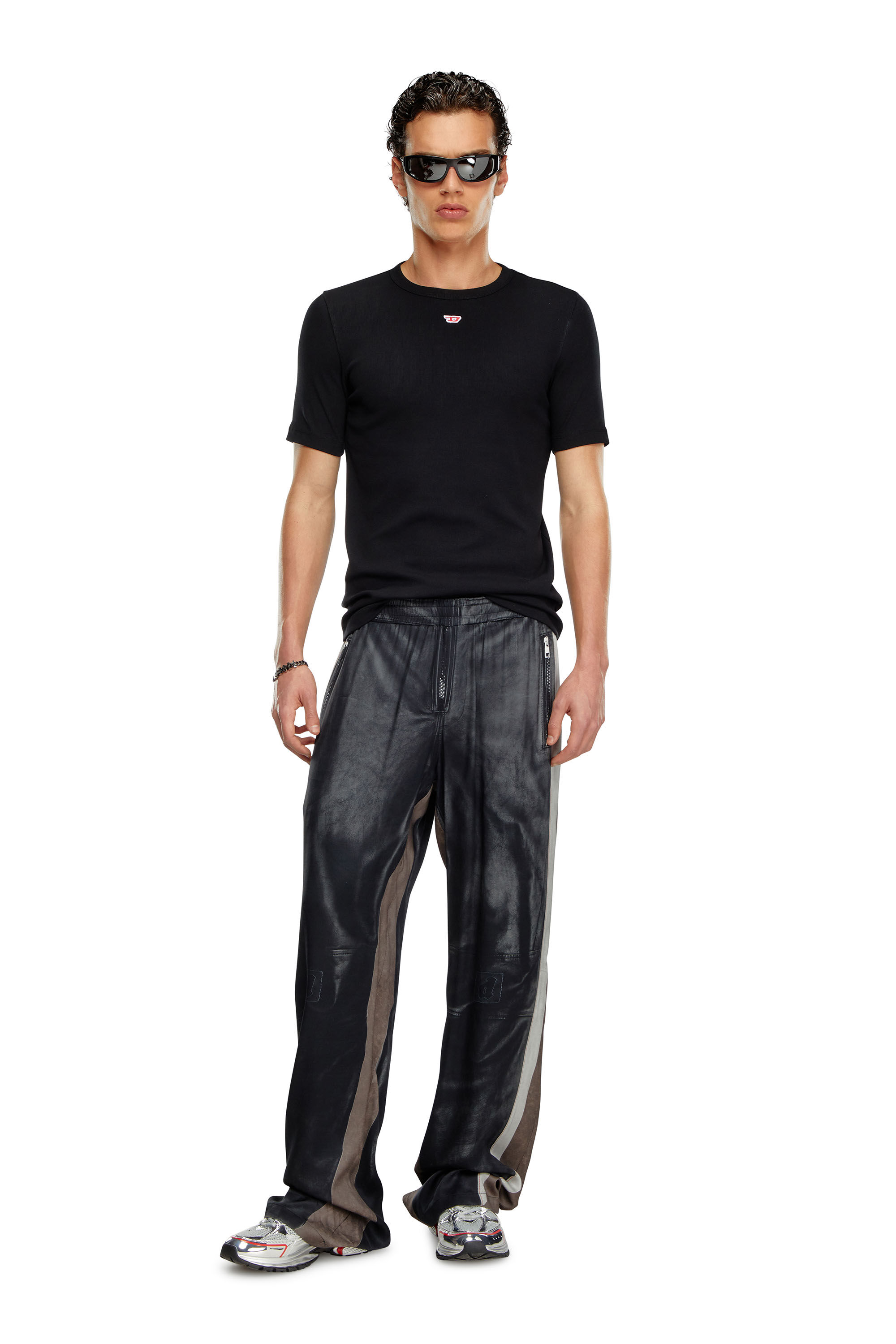 D-RIBBER-N 長袖Tシャツ｜ブラック｜ディーゼル（DIESEL）公式